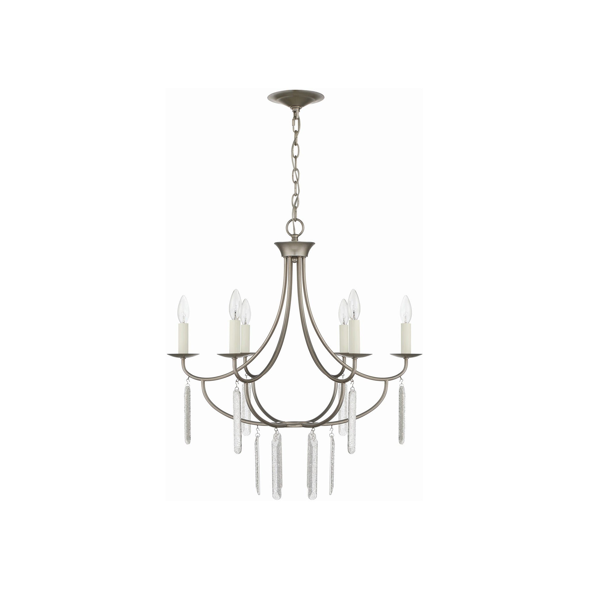 Shadrack 6-Light Classic Candle Chandelier