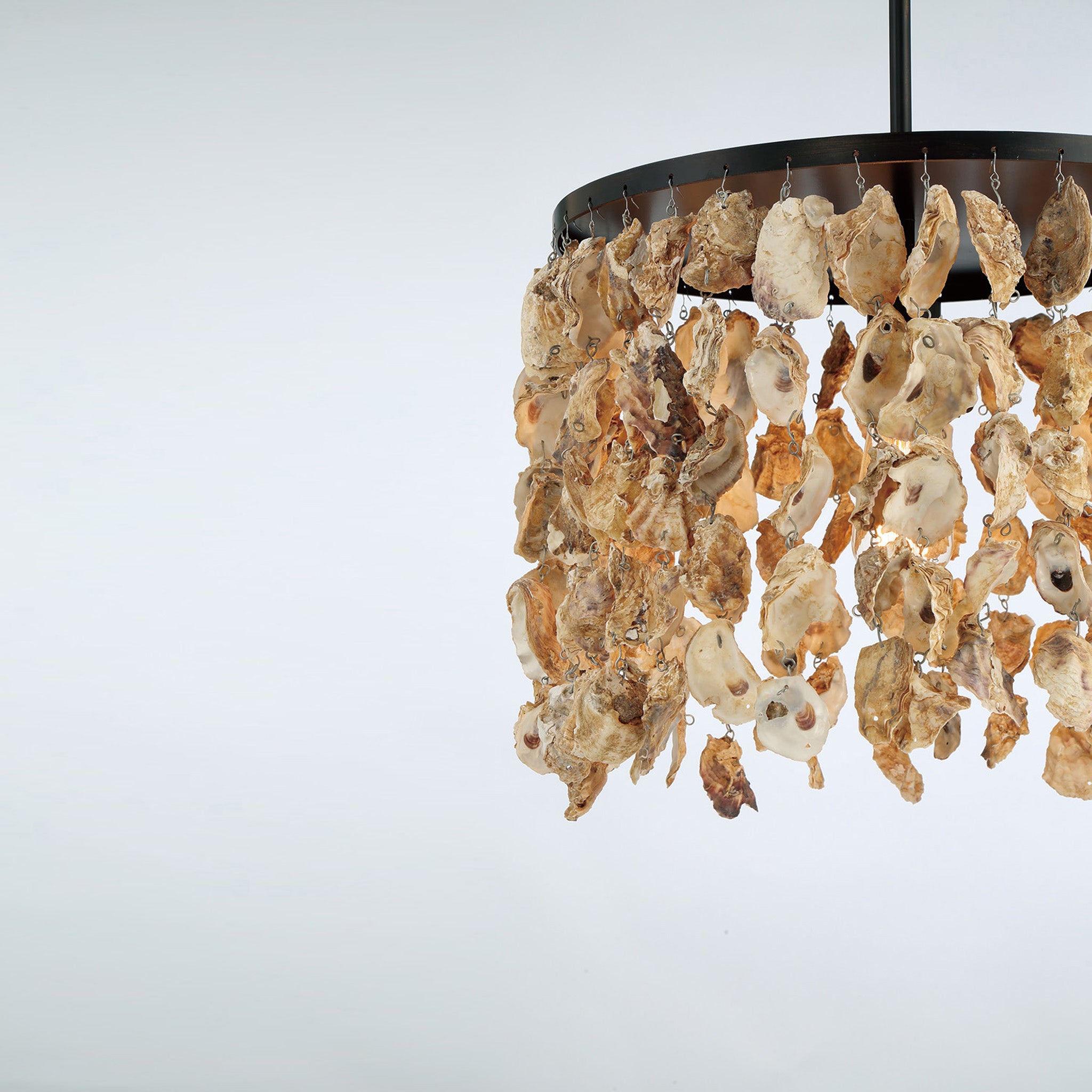 West Quoddy Natural Oyster Shell Pendant