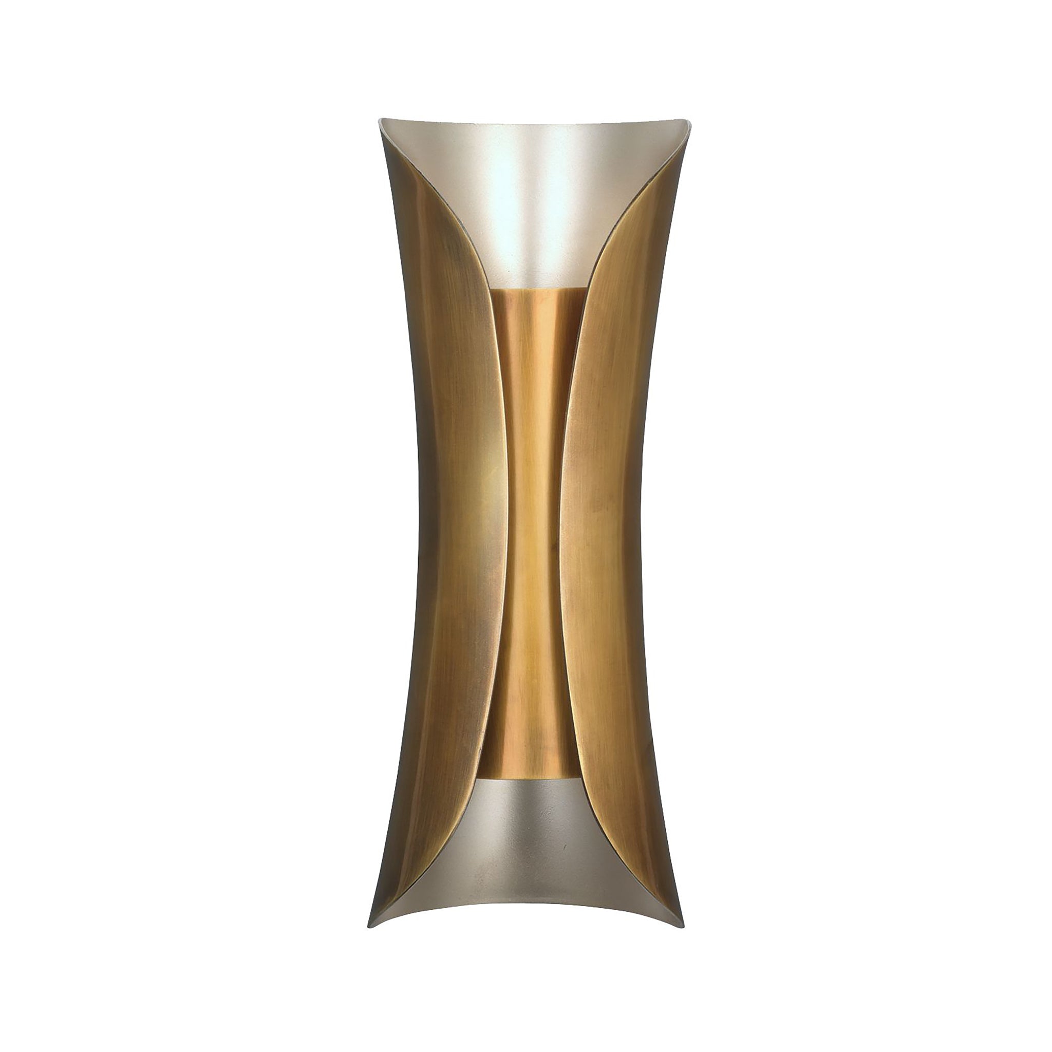 Waist Wall Sconce in Antique Brass