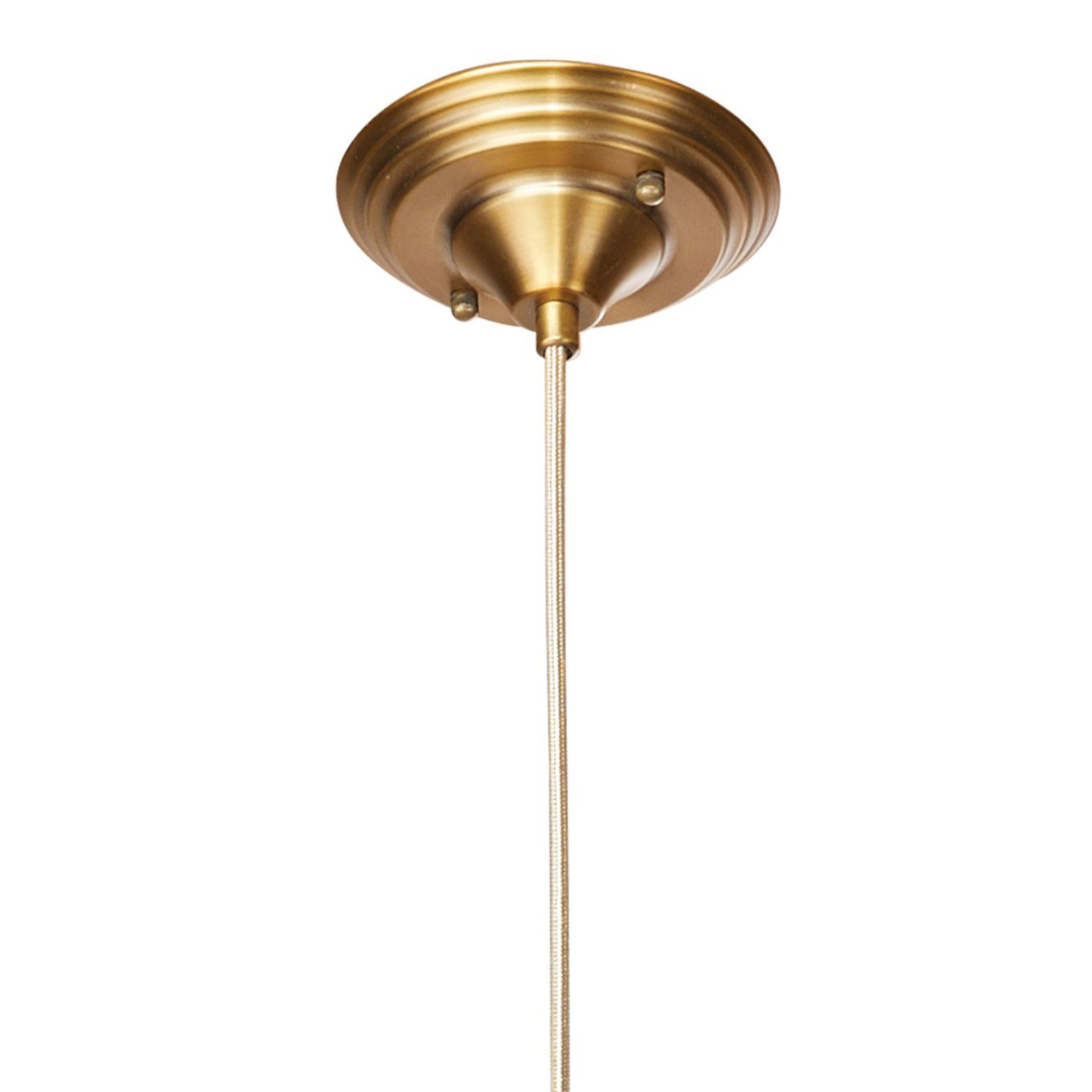 Georgia Pendant in Pale Blue Glass