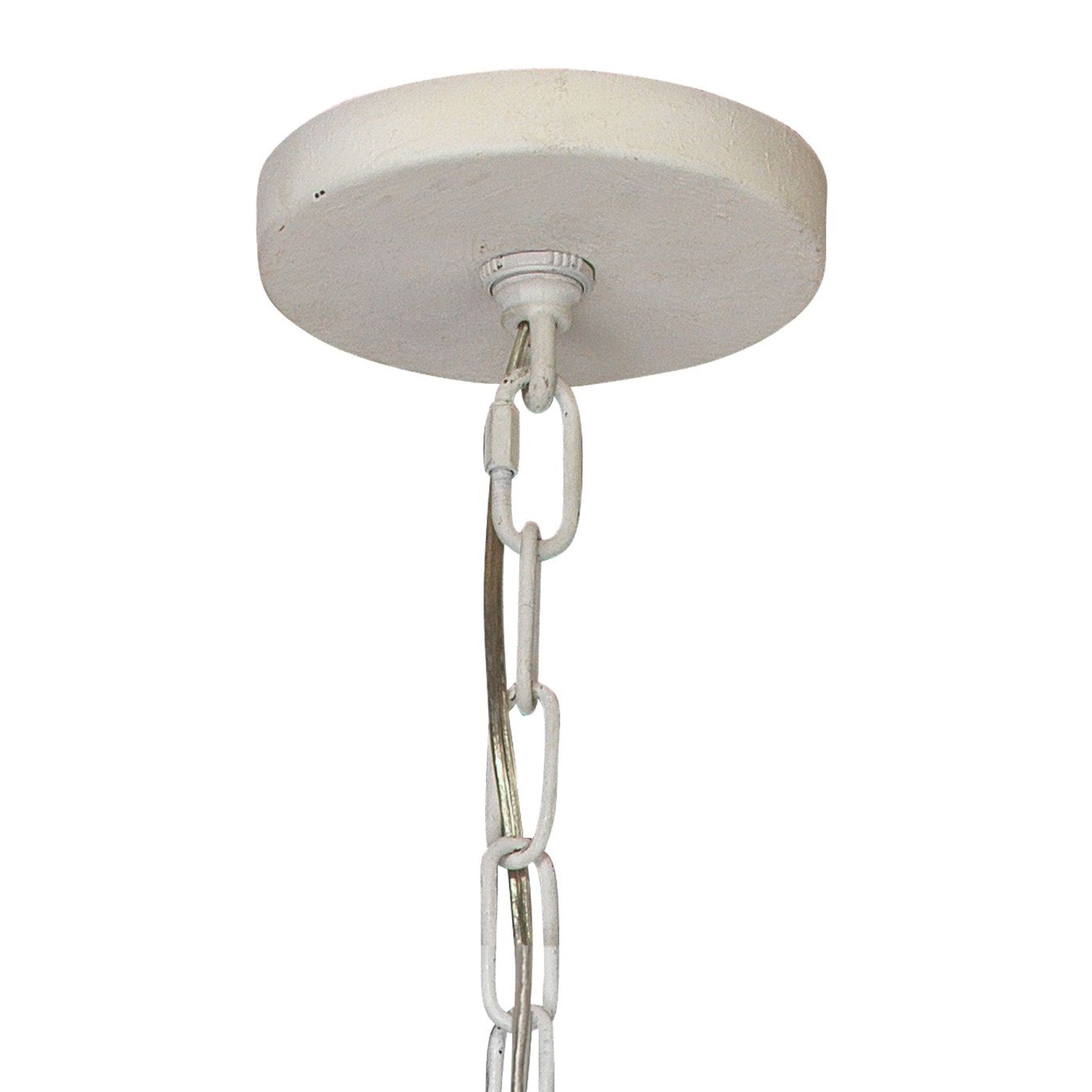 Steele Two-Tier Chandelier in White