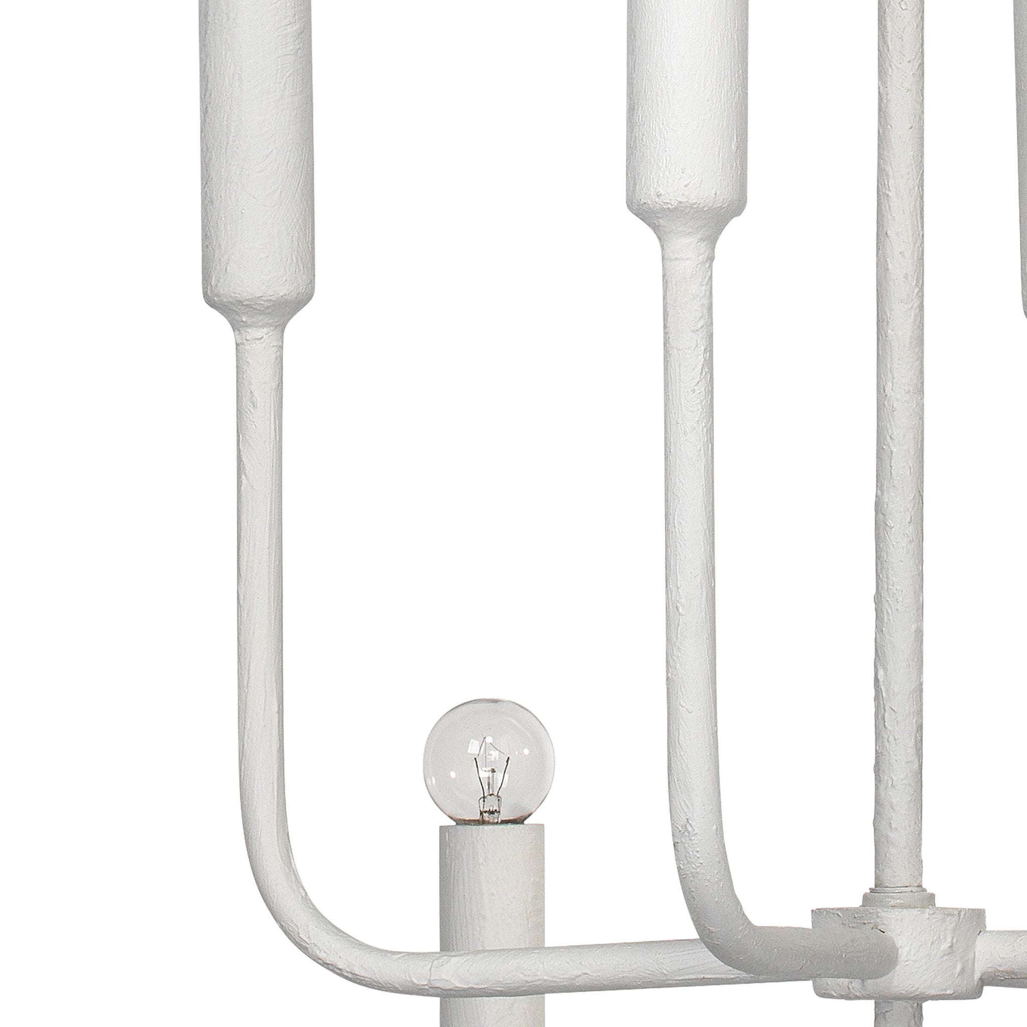 Steele Two-Tier Chandelier in White