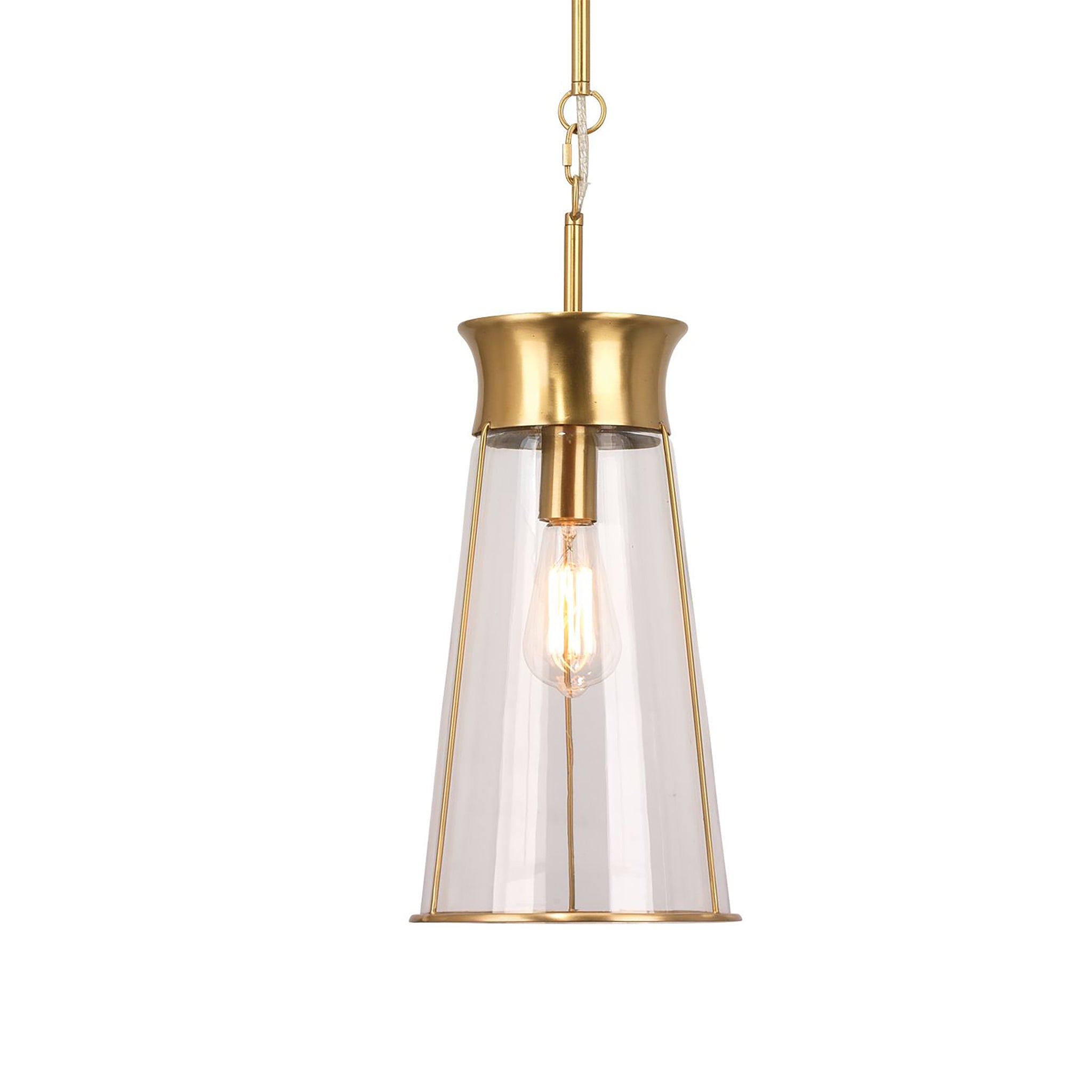 Dorrine Pendant in Antique Brass
