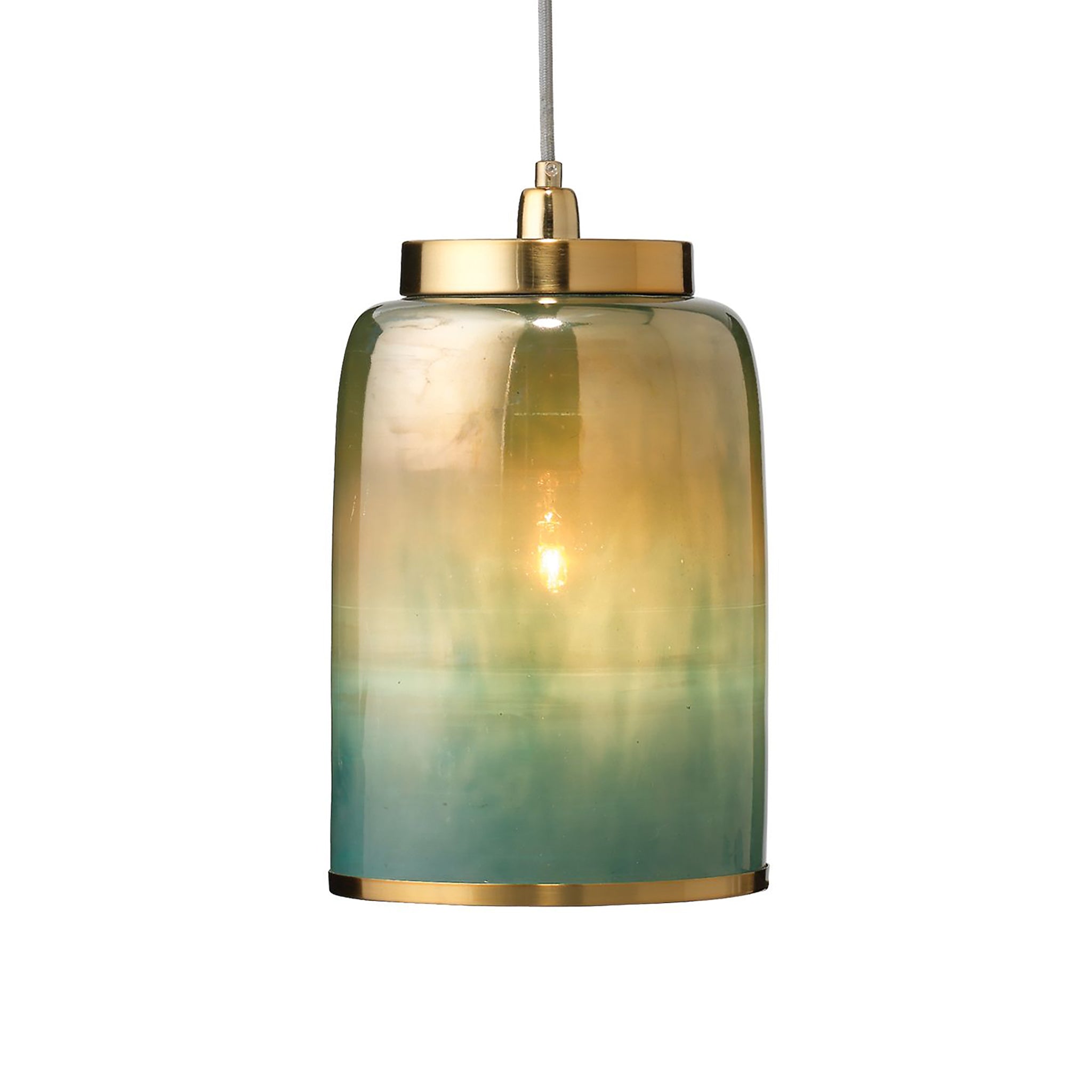 Breath Pendant in Aqua