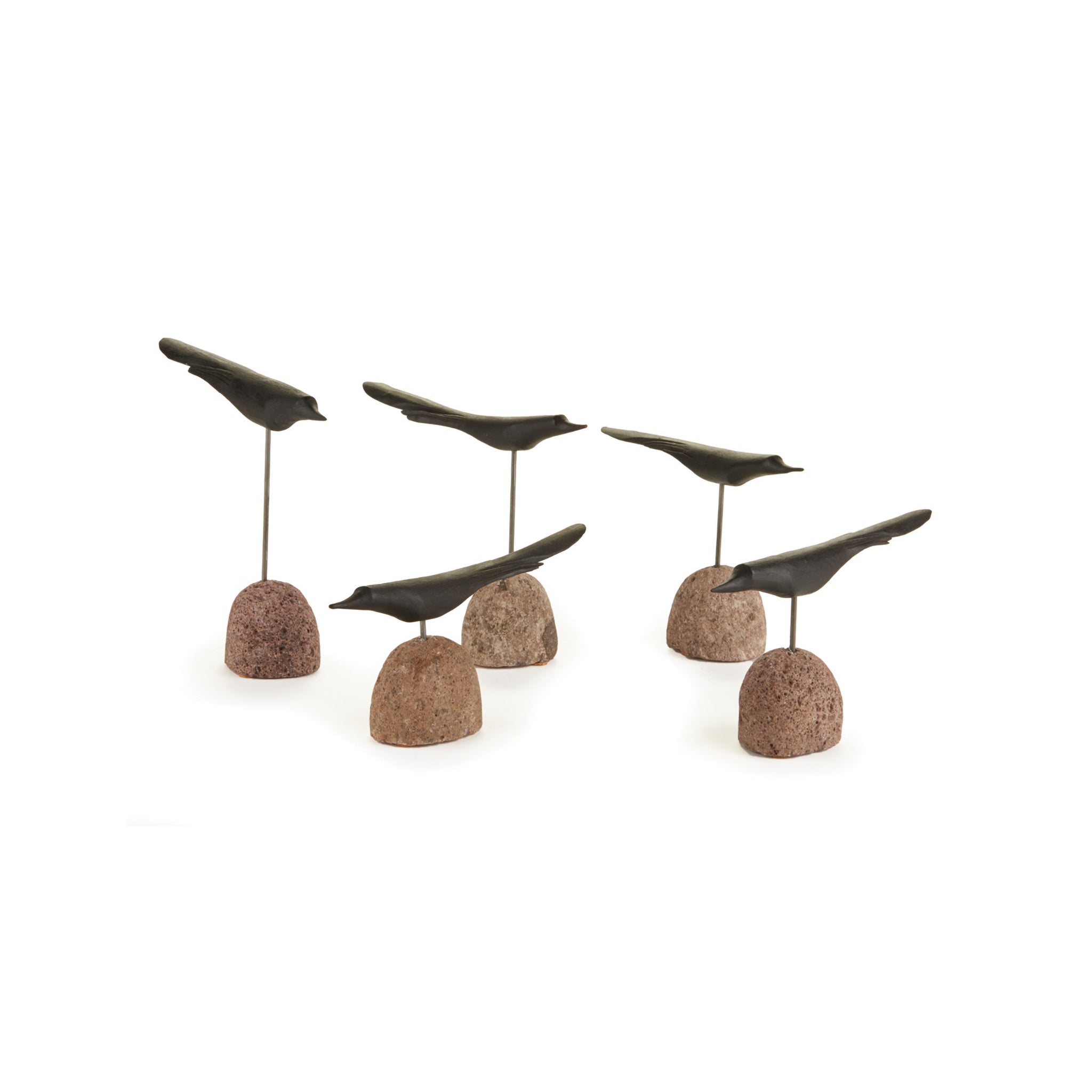 Avian Figurines, Set of 5