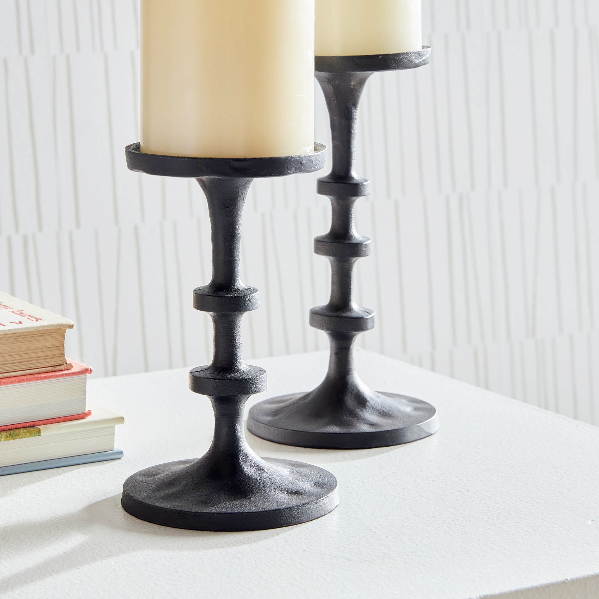 Enora Candle Stands, set of 2