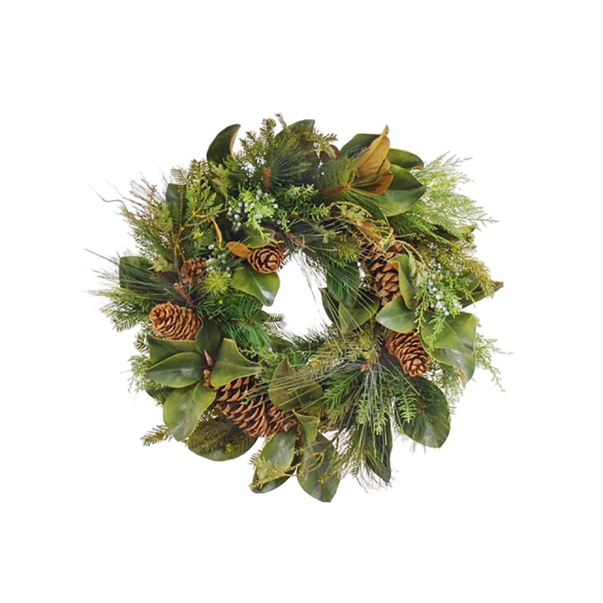 Milieu Wreath in Brown and Green
