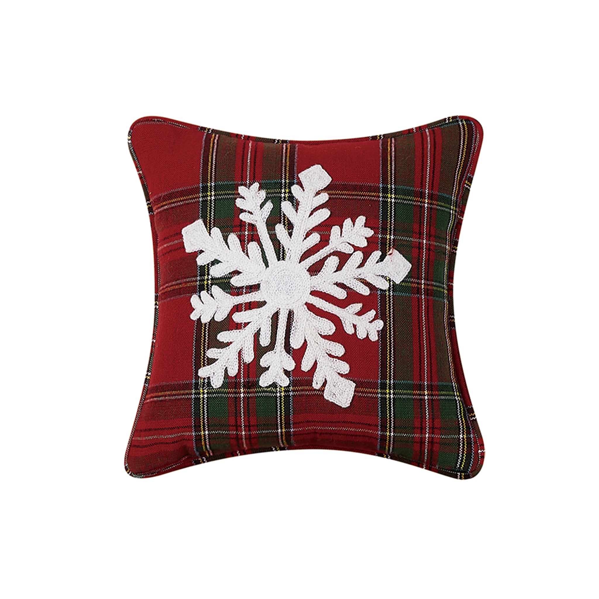 Single Snowflake Pillow