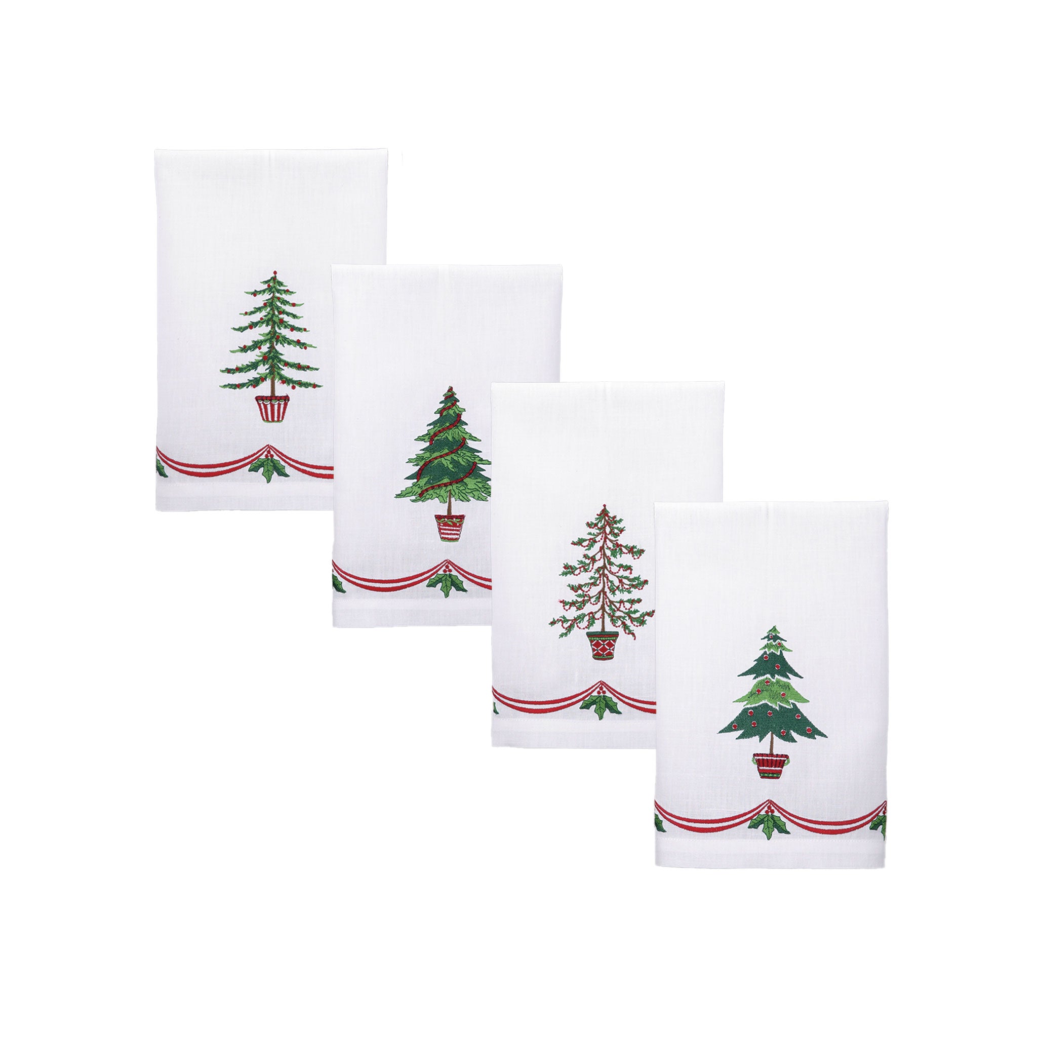 Home for the Holidays, Set of 12 Guest Towels