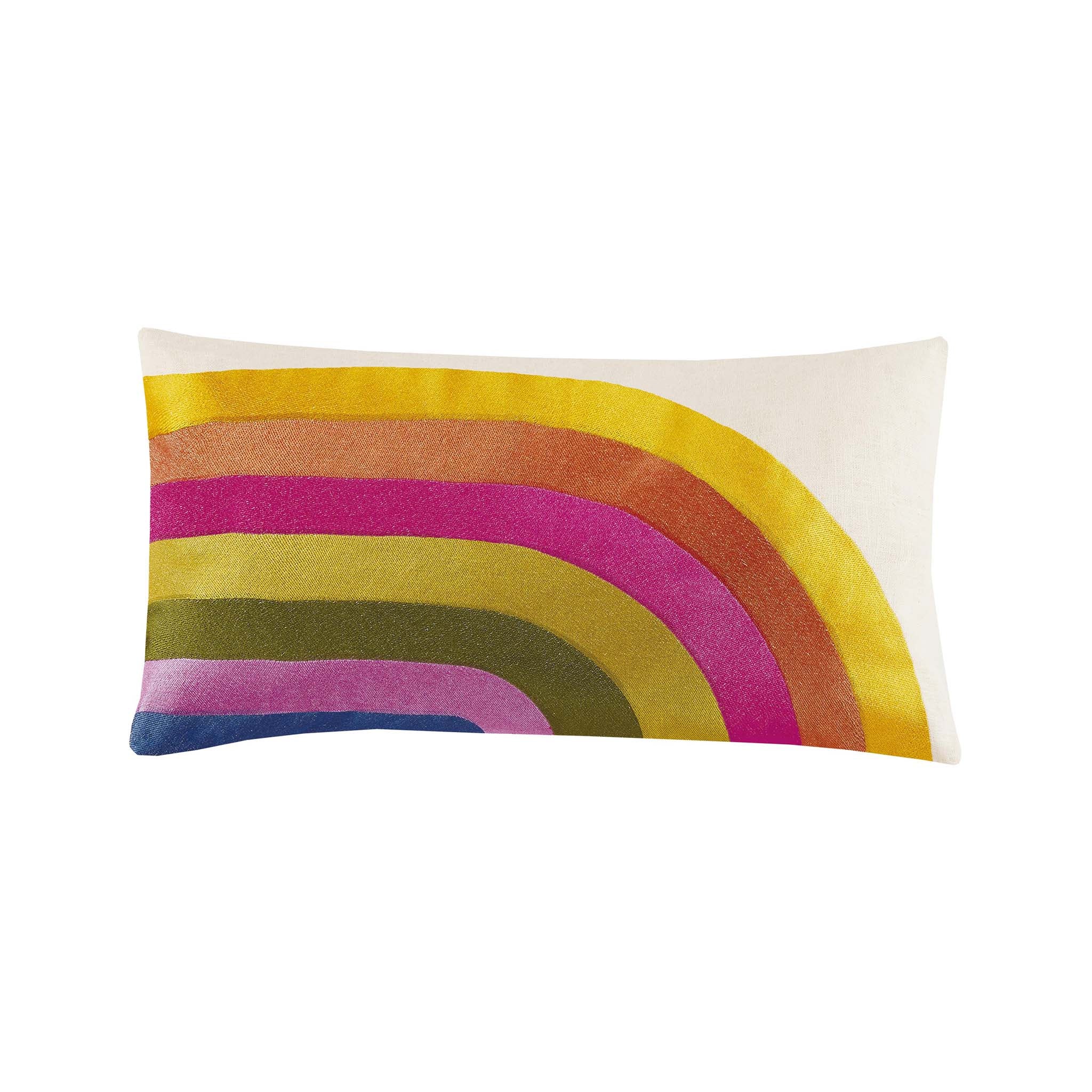 Arco da Vella Multi-Color Embroidered Pillow