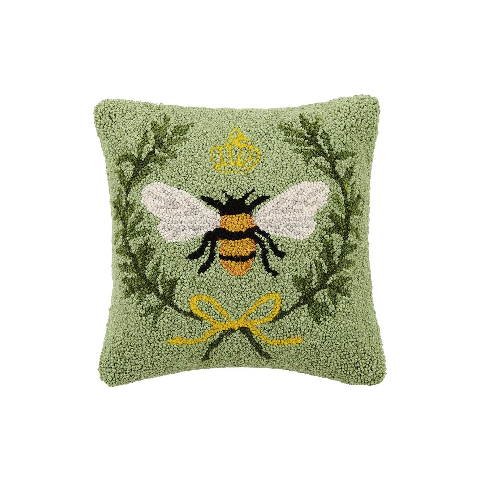 Bee Beautiful Hooked Pillow