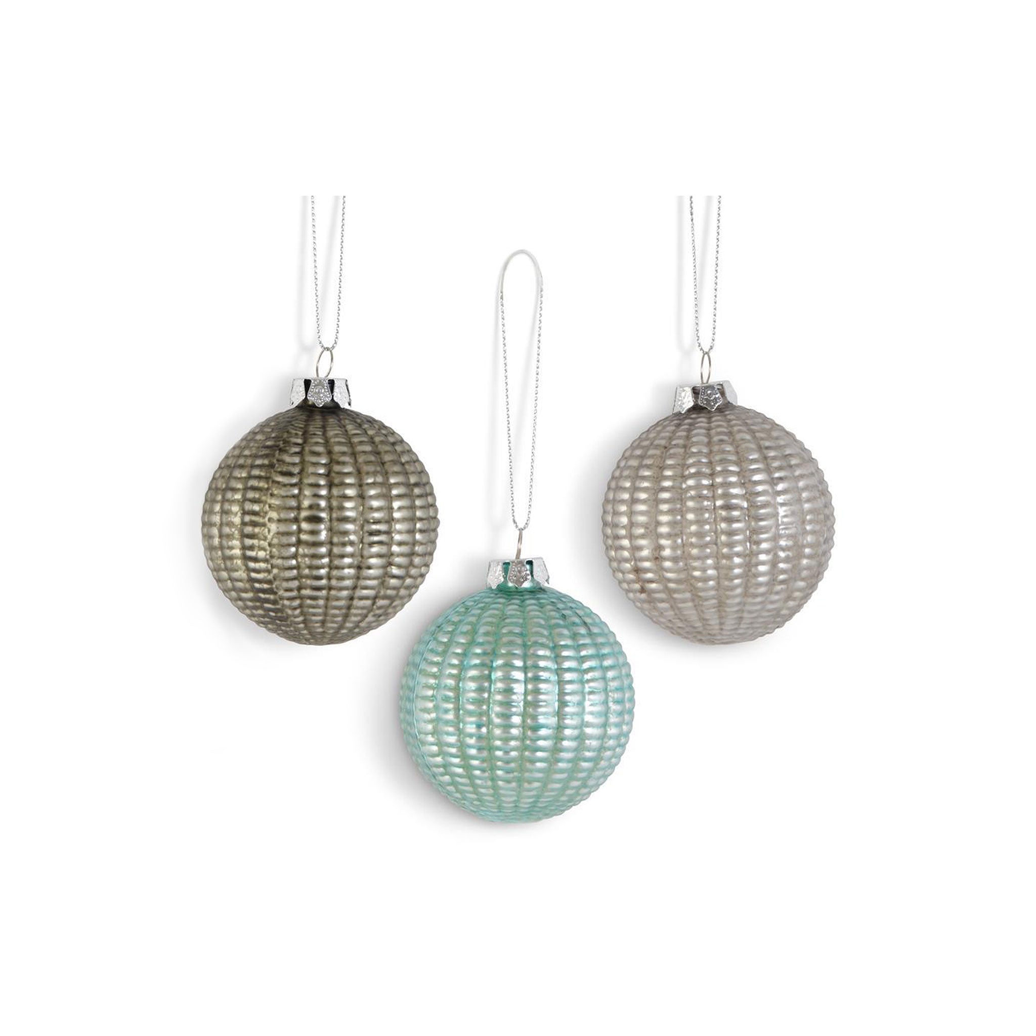Wynston Ball Ornaments, set of 3