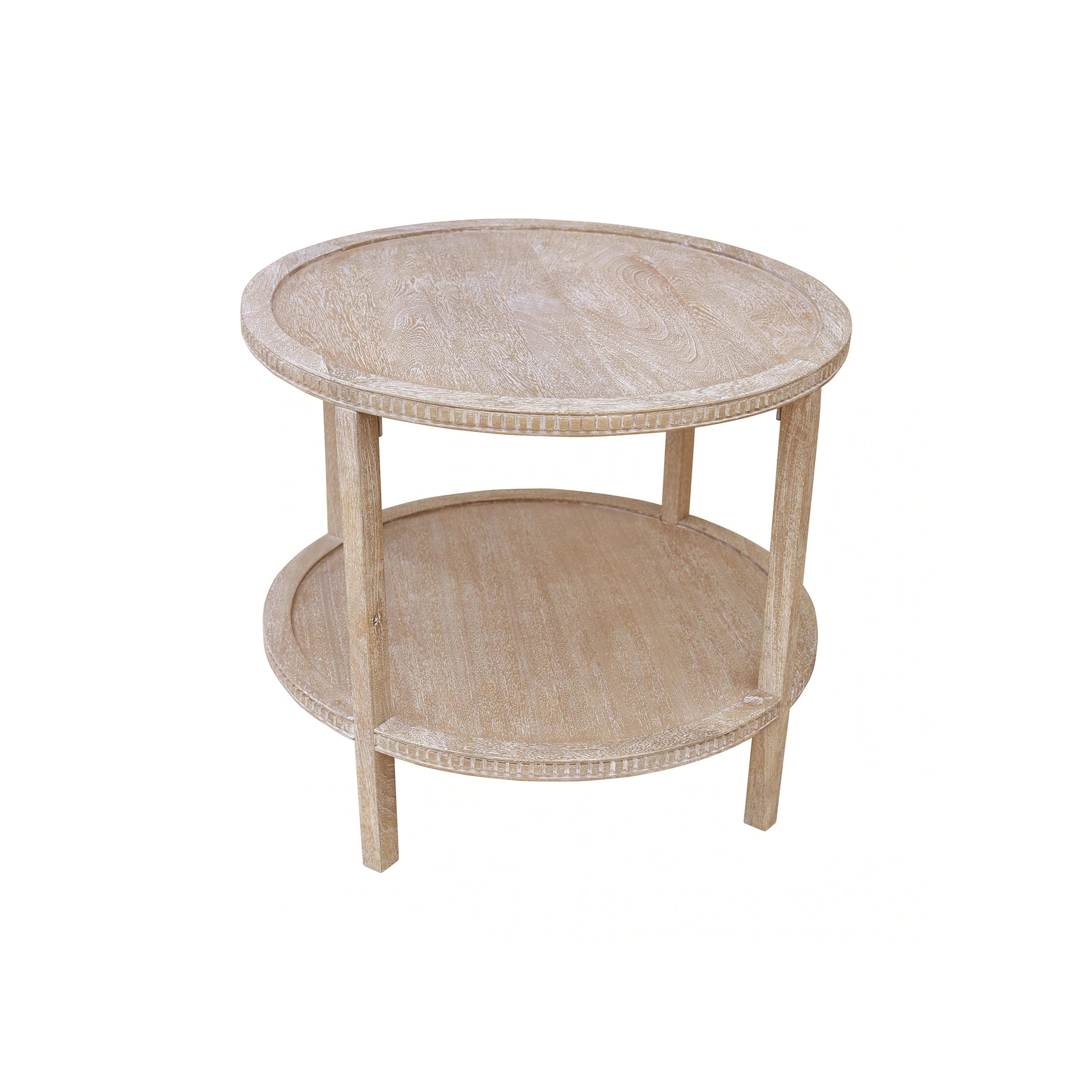 Alternate Top View Of Highland Side Table White Background