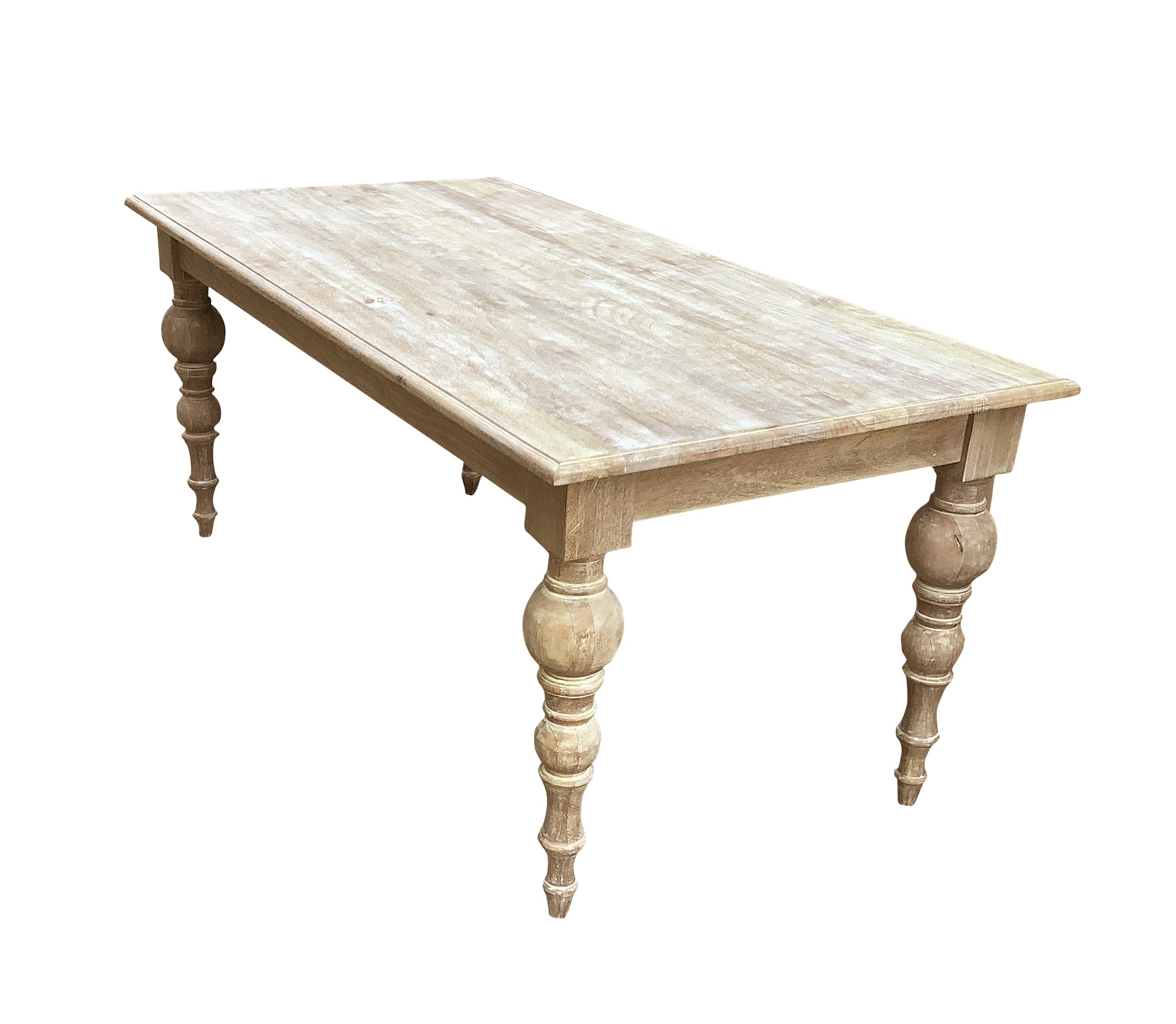 Wisteria Virginia Dining Table 70 Inch Custom Handcrafted Reclaimed Wood