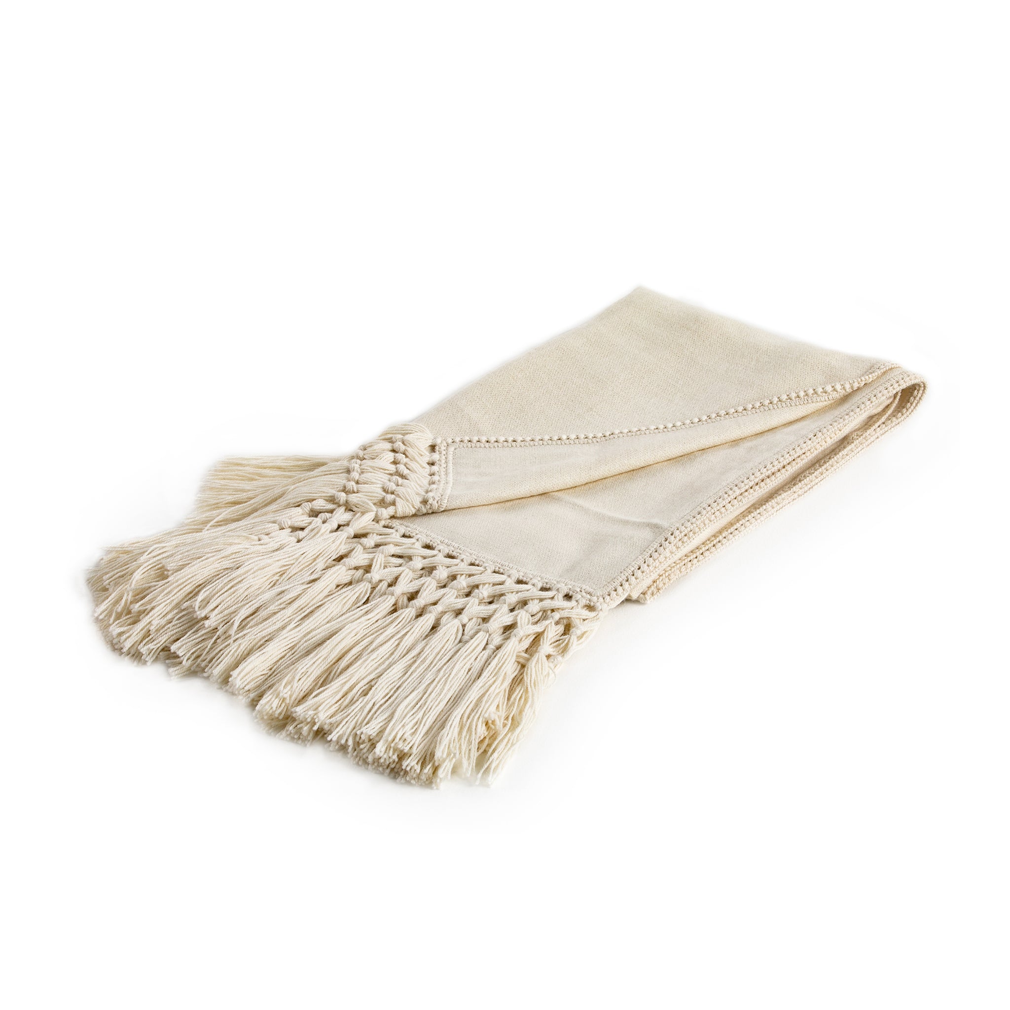 Sofia Ivory Throw - Wisteria