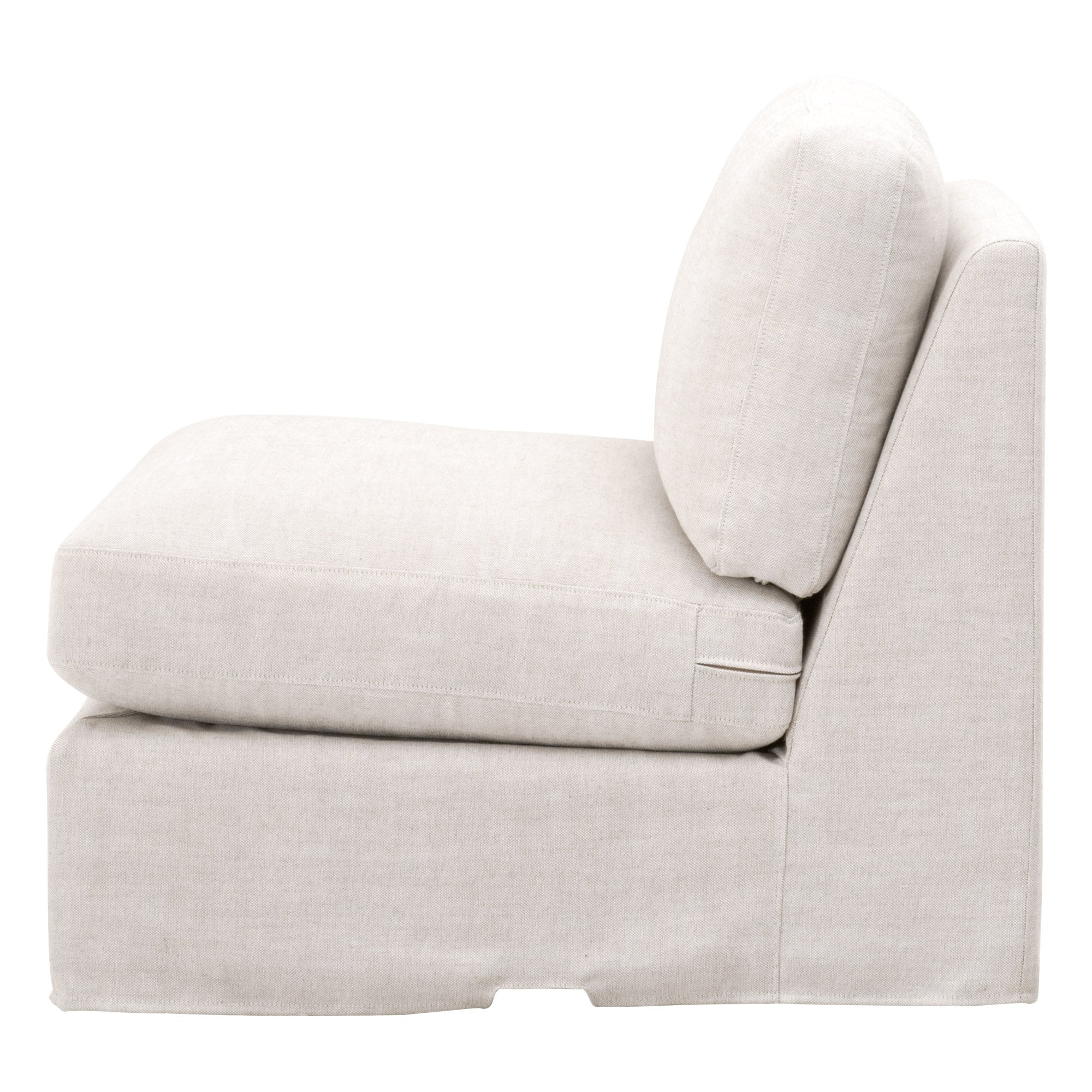 Maud Modular Slope Arm Slipcover 1-Seat Armless Chair