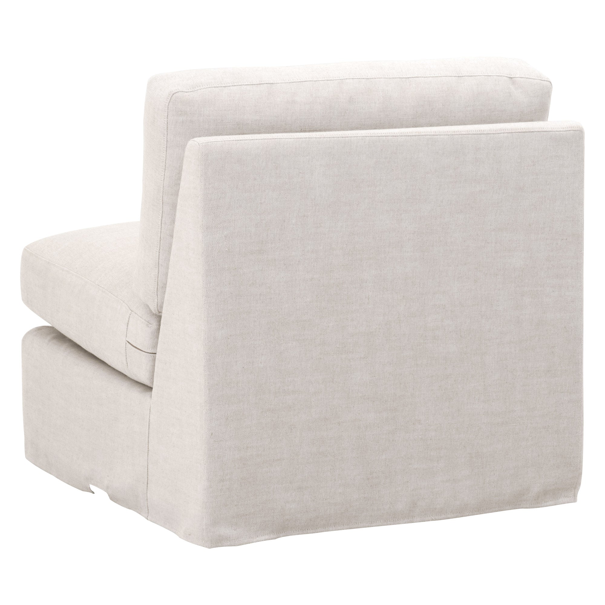 Maud Modular Slope Arm Slipcover 1-Seat Armless Chair