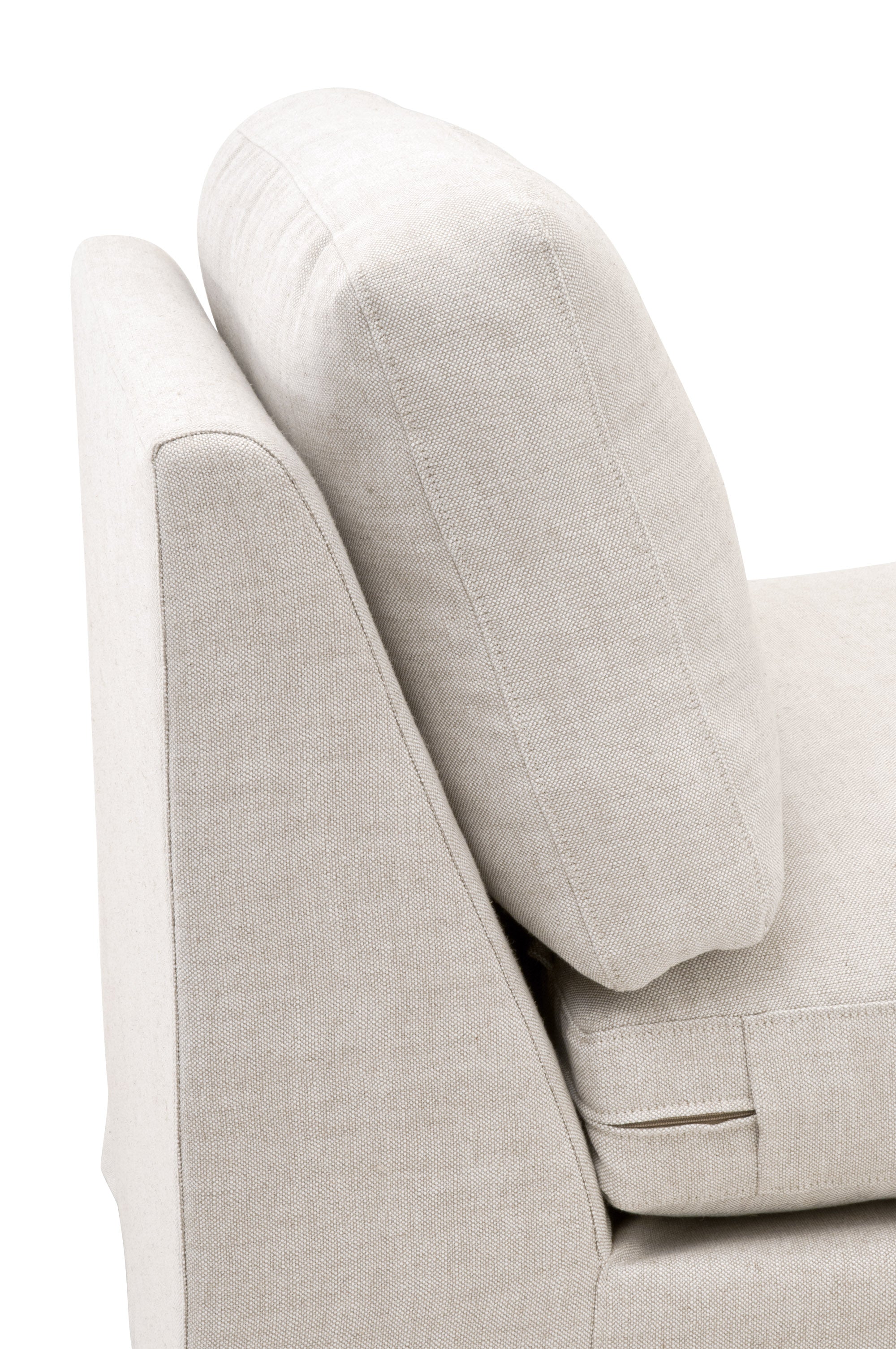 Maud Modular Slope Arm Slipcover 1-Seat Armless Chair