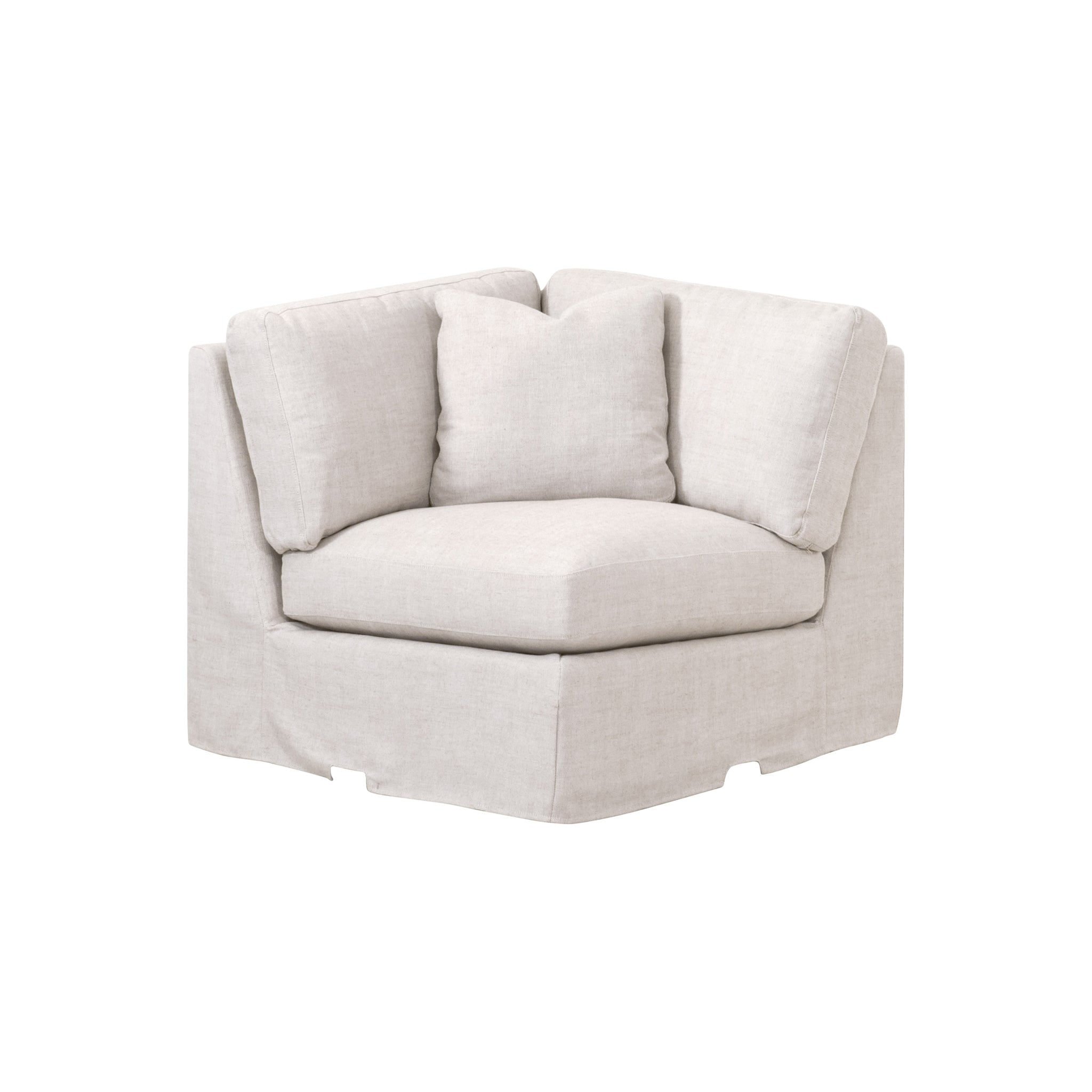 Maud Modular Slope Arm Slipcover Corner Chair