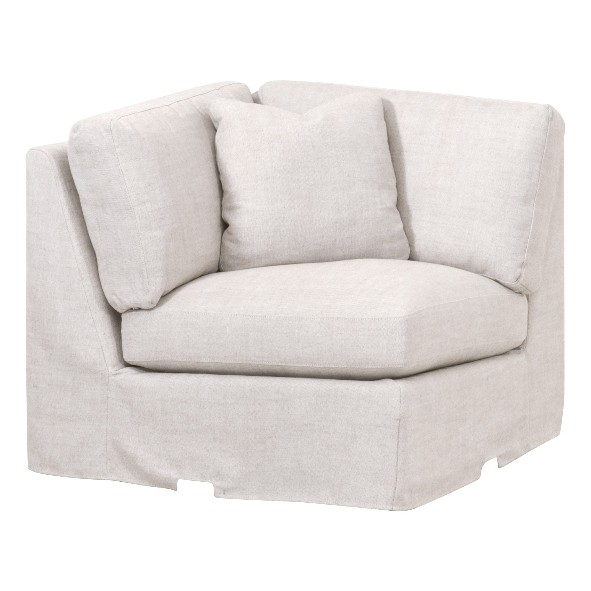 Maud Modular Slope Arm Slipcover Corner Chair