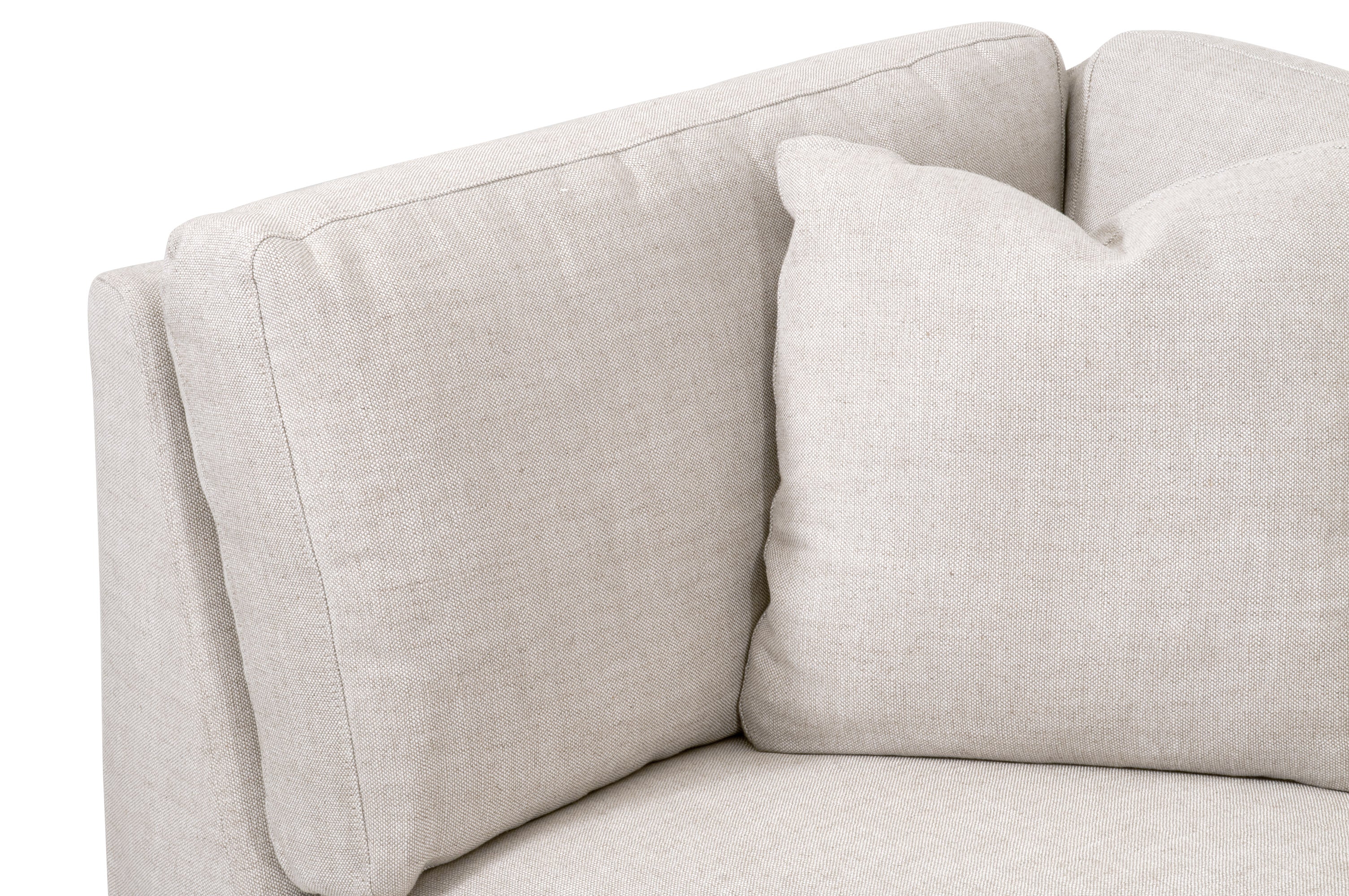Maud Modular Slope Arm Slipcover Corner Chair