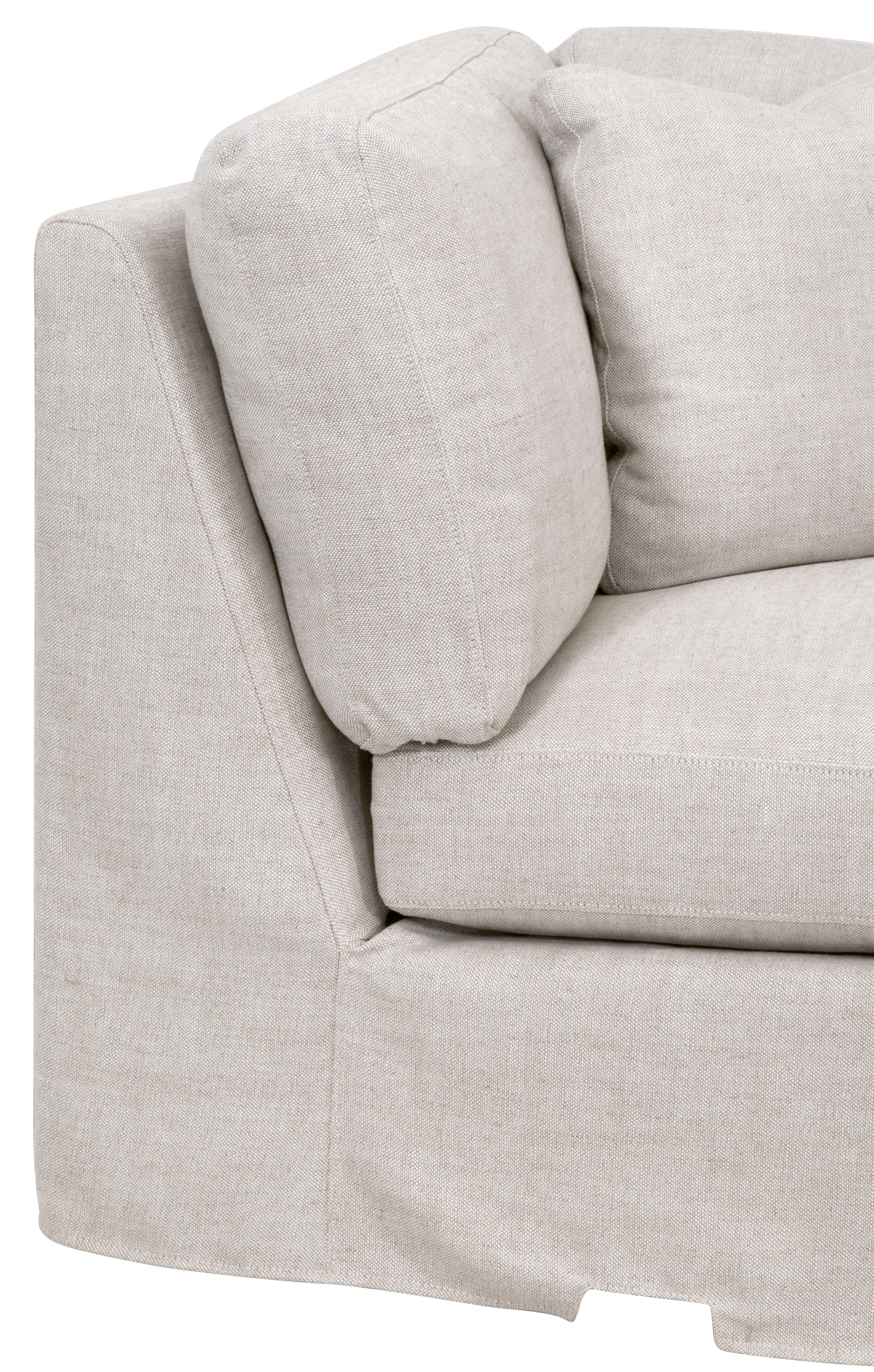 Maud Modular Slope Arm Slipcover Corner Chair