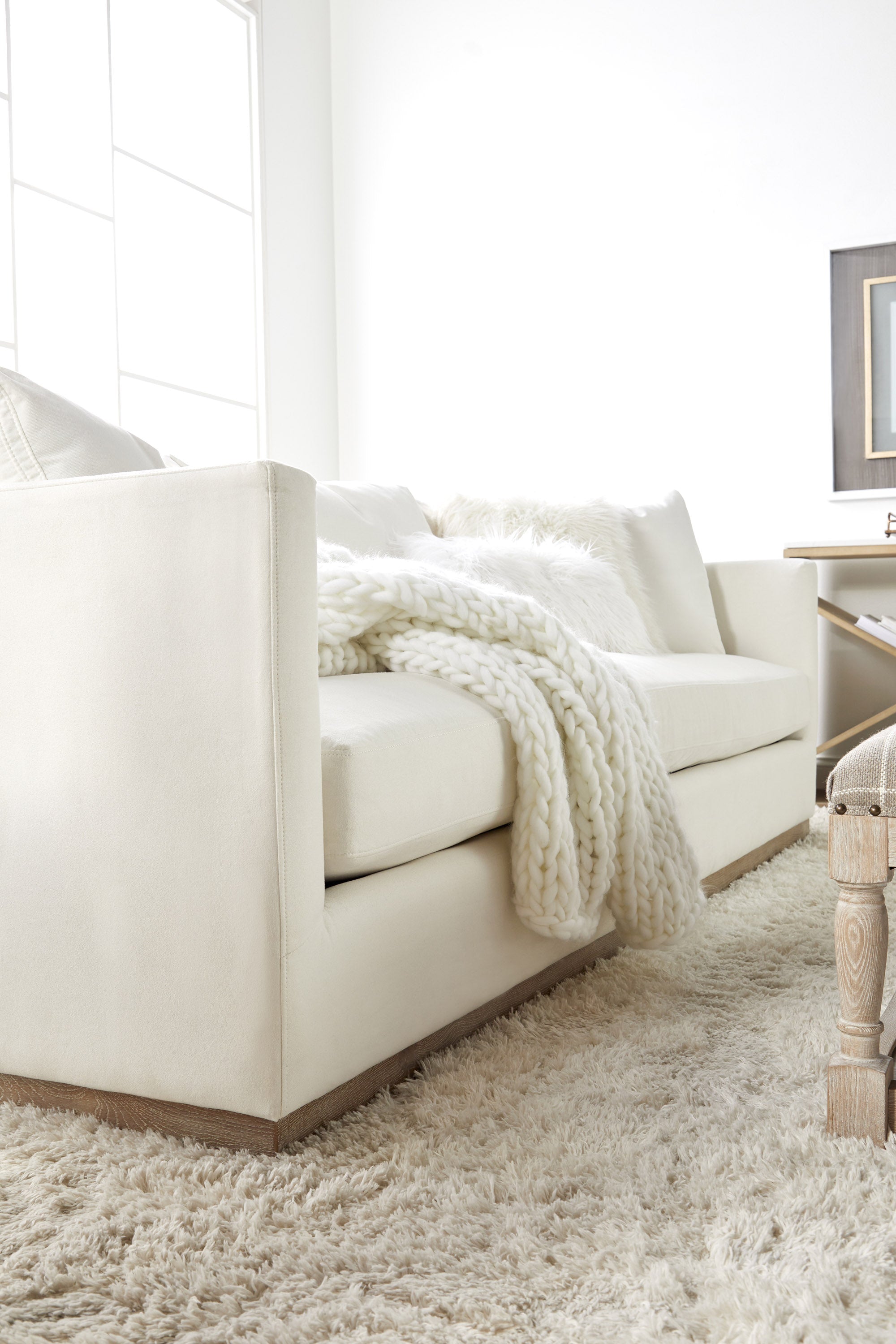 Nelson 96" Plinth Base Sofa