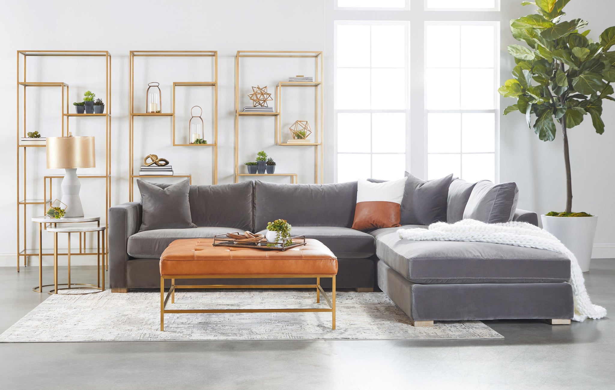 Milan 120" Grand Sectional