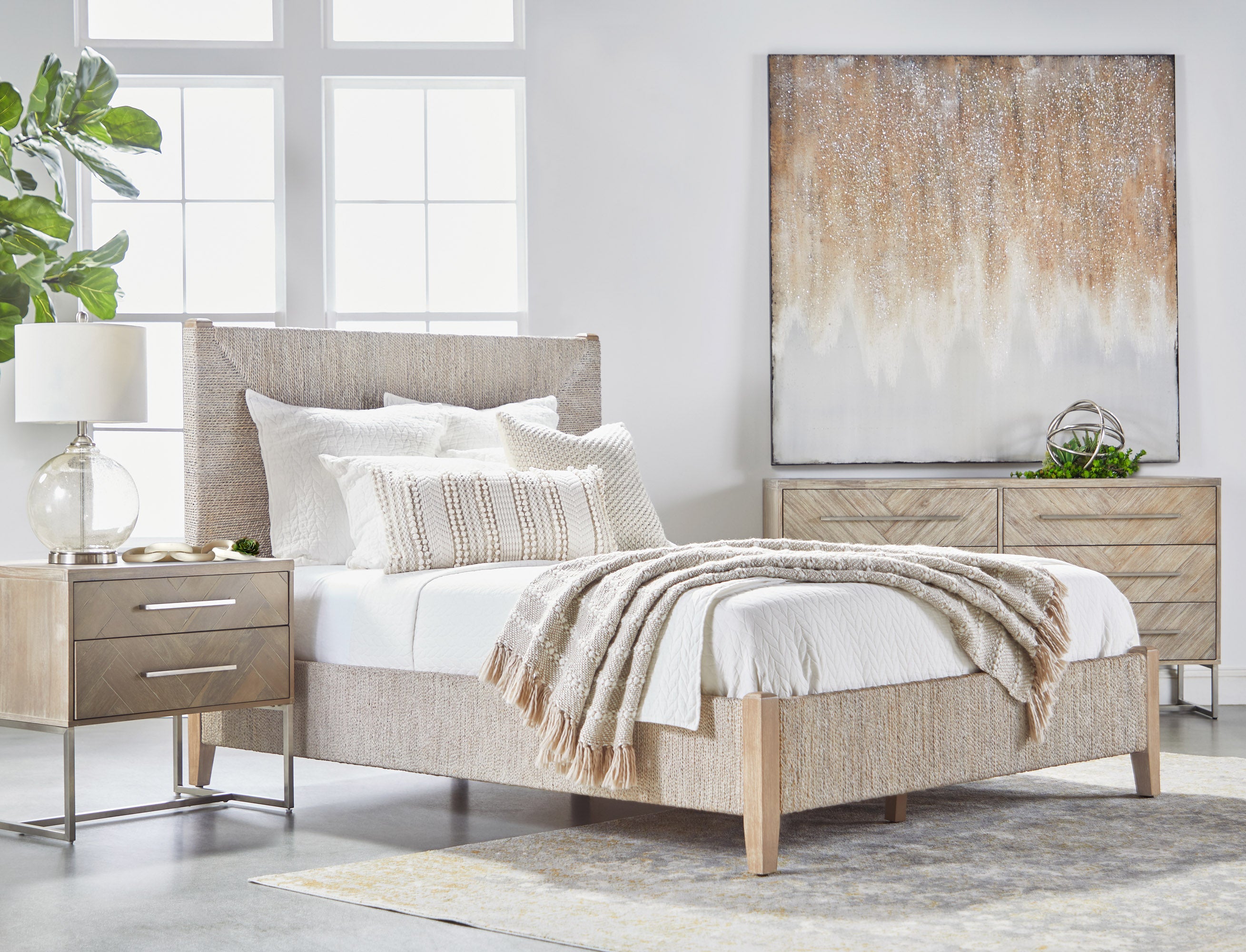 Amalfi 2-Drawer Nightstand