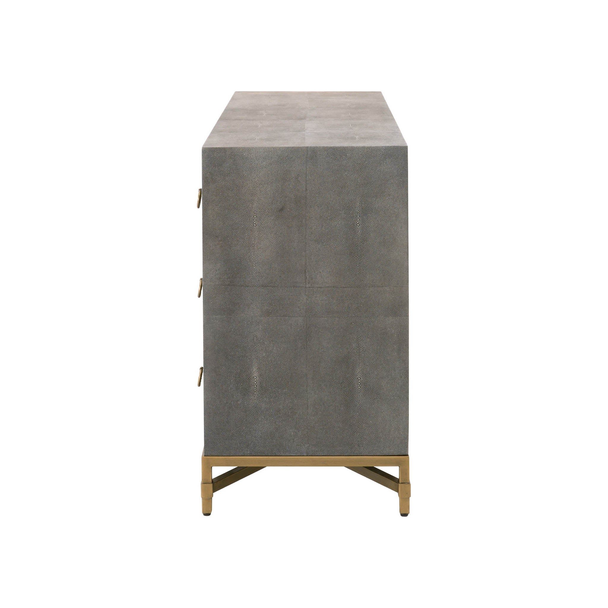 GlenEllyn Shagreen 6-Drawer Double Dresser