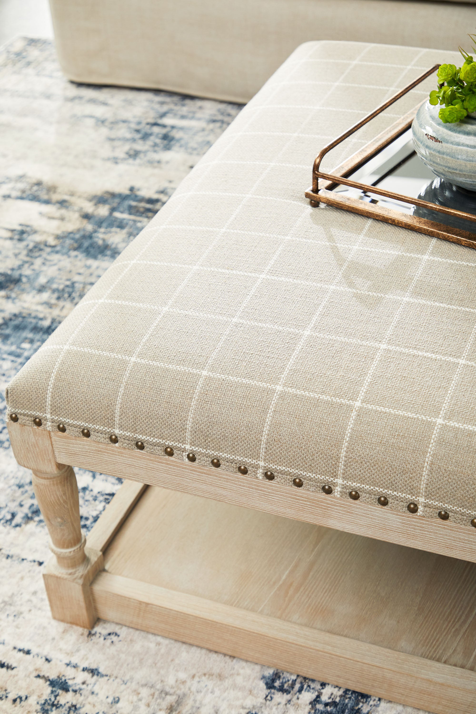 Southampton Upholstered Coffee Table Wisteria