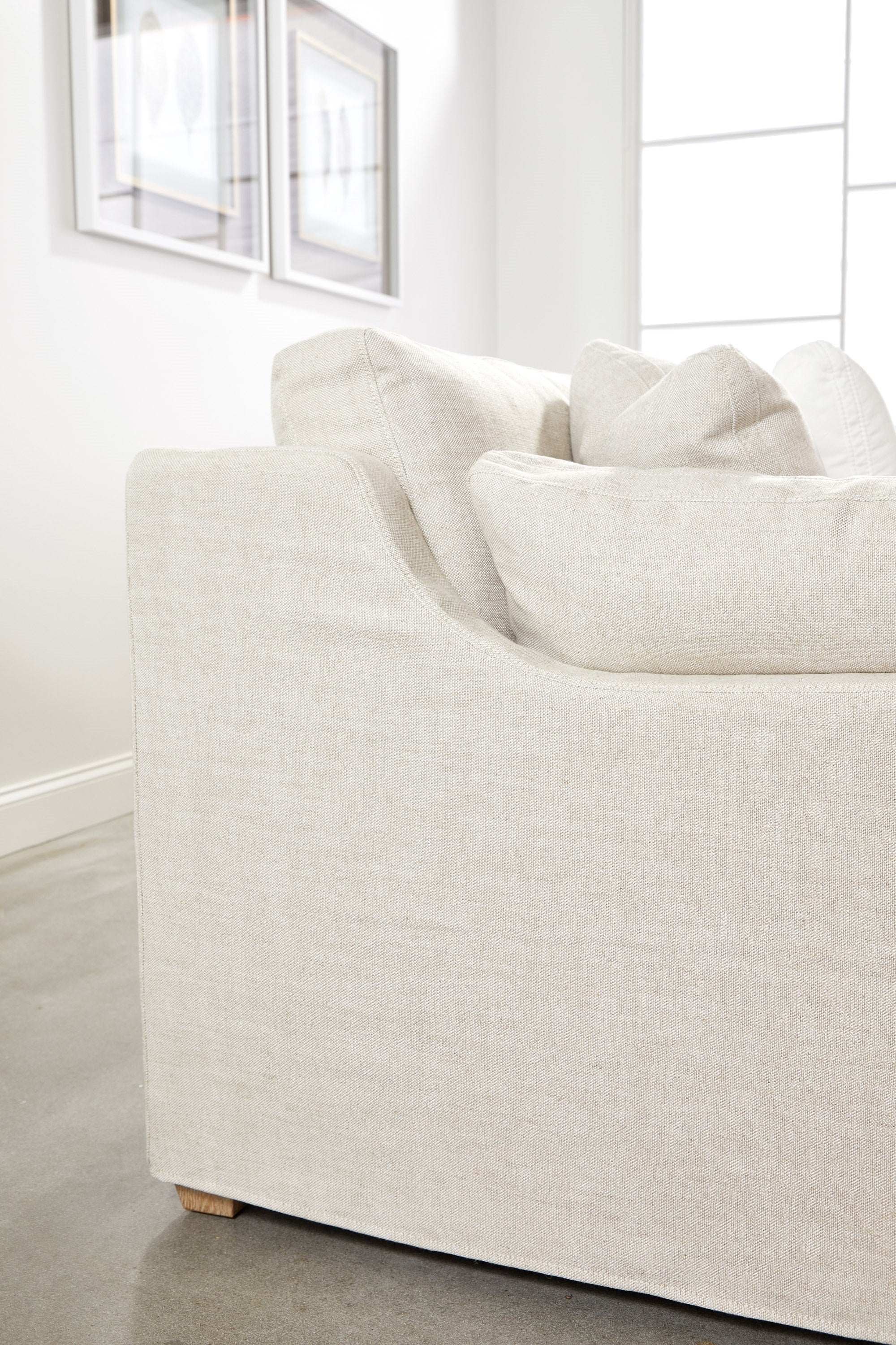 Dorset Modular Slope Arm Slipcover 2-Seat Sofa