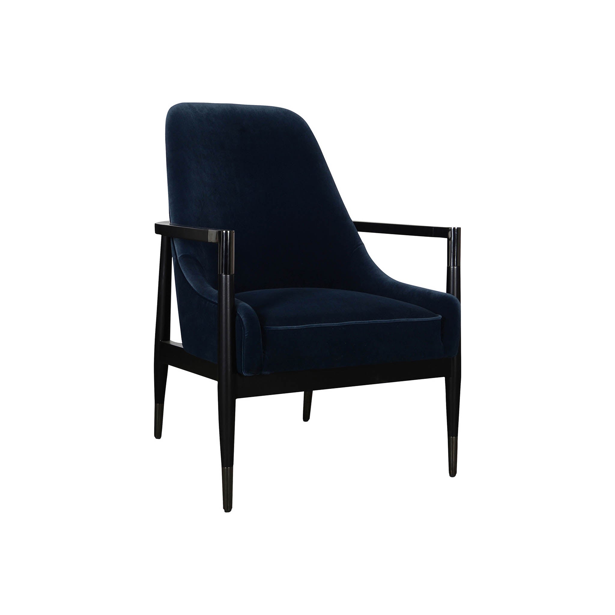 Whitman Accent Chair, Midnight Blue