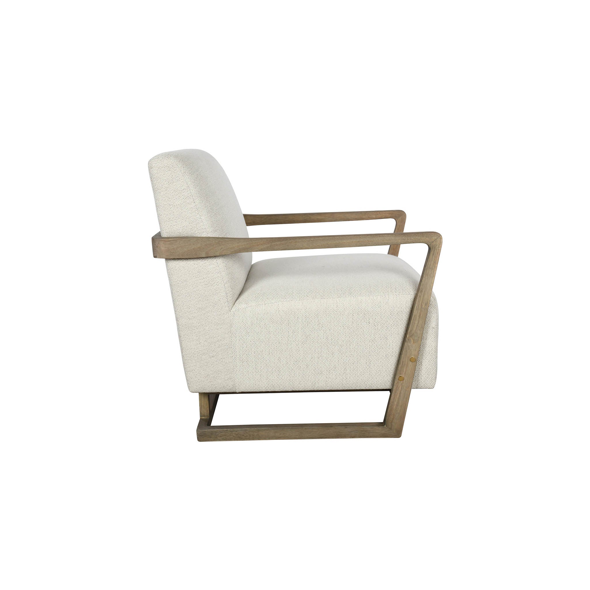 Copley Accent Chair, Pearl White