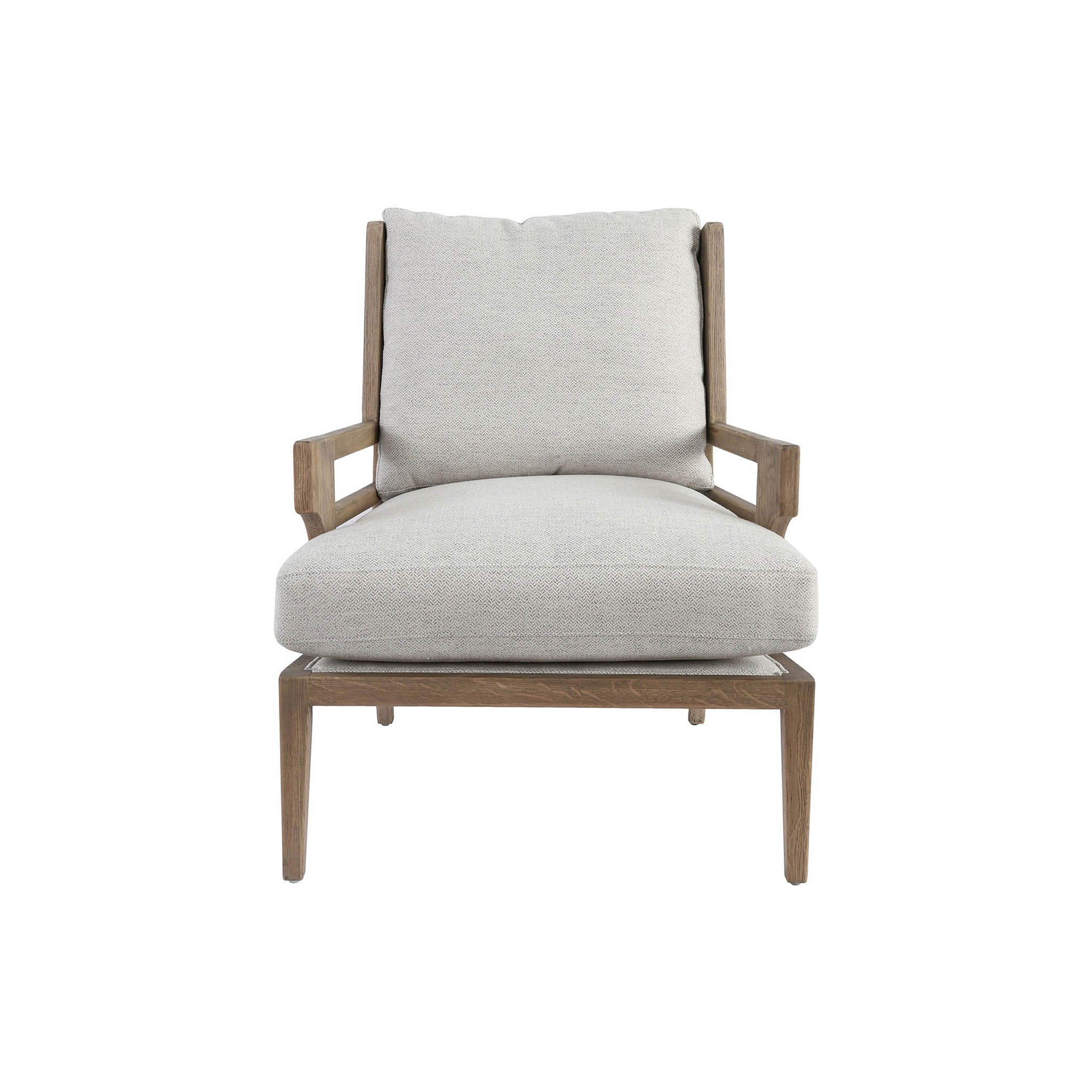 Calabria Accent Chair, Pearl White