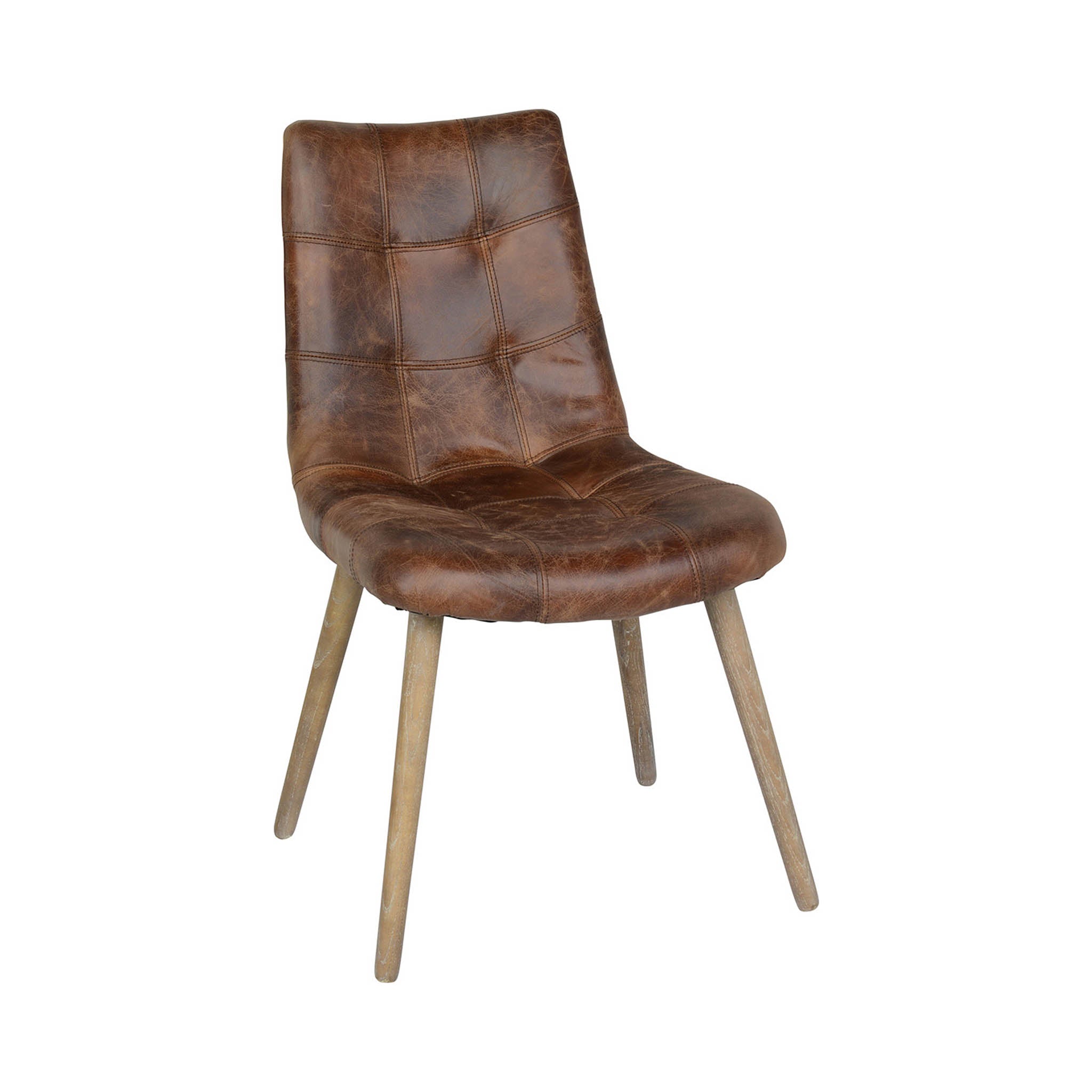 Cordogan Upholstered Dining Chair, Chestnut