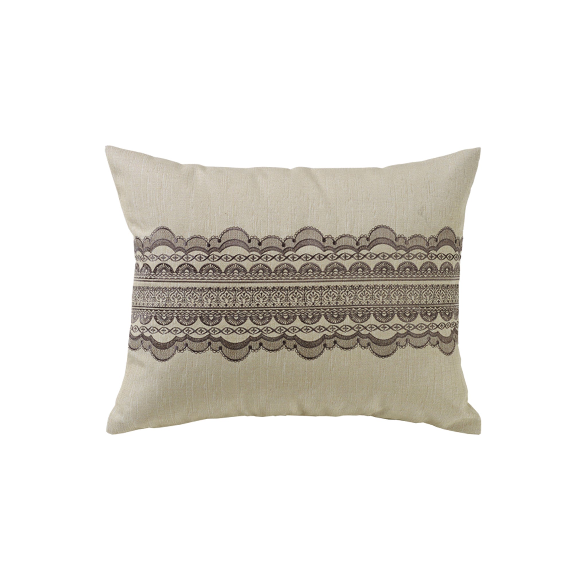 Havlin Scallop Lace Design Pillow