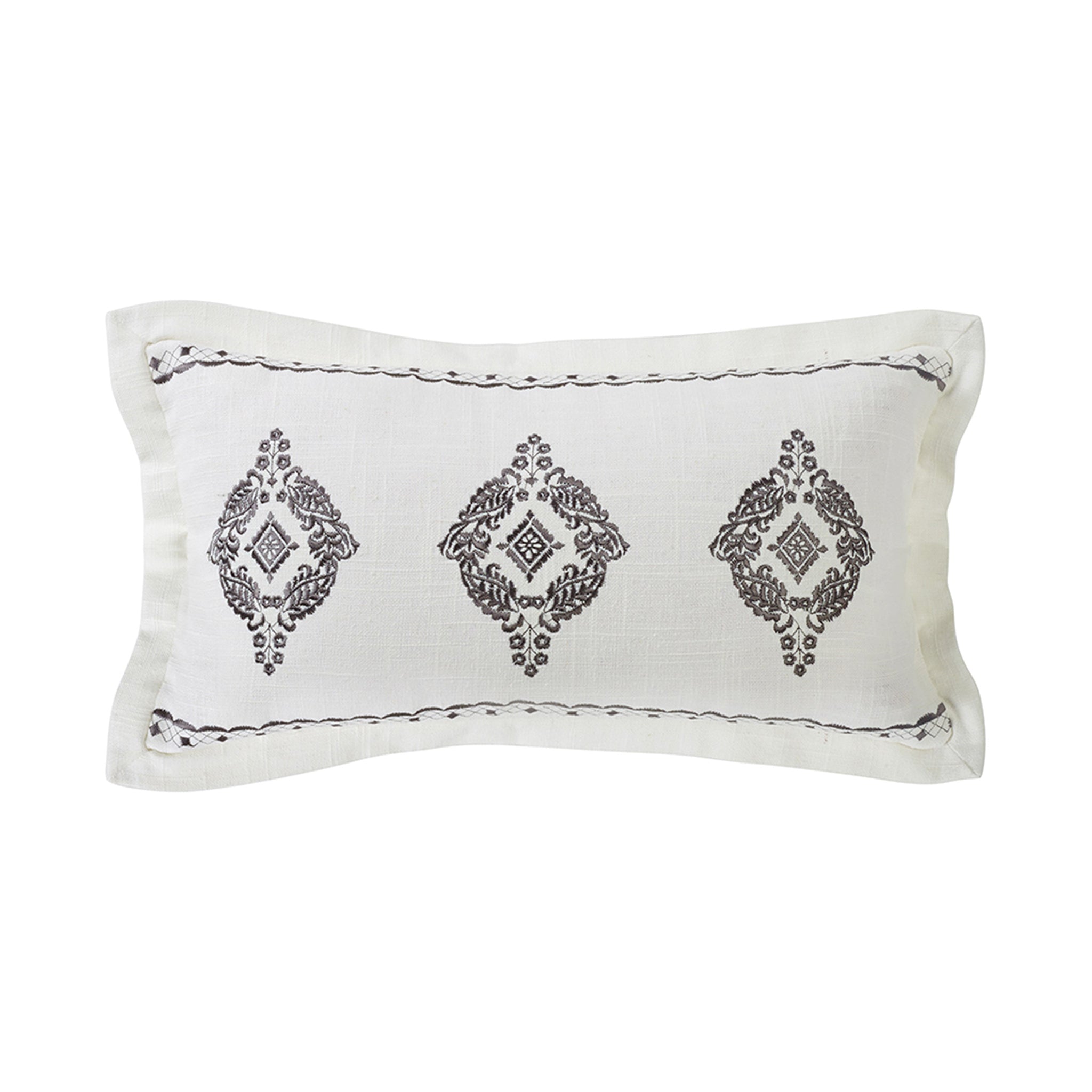 Longia Oblong Flanged Pillow