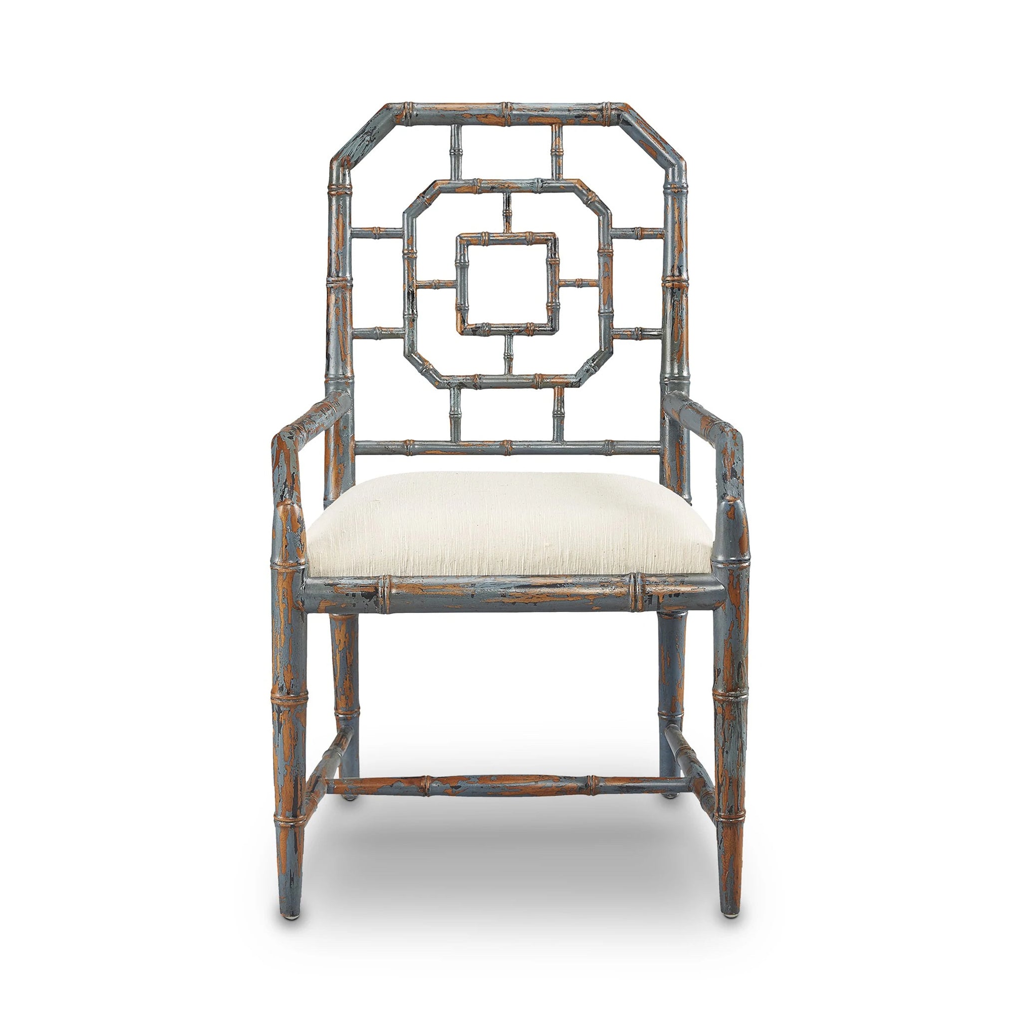Front View of the Harbin Chair on a White Background