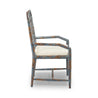 Side View of the Harbin Chair on a White Background