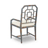 Back Isometric View of the Harbin Chair on a White Background