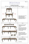 Additional Assembly Instructions for the French Country Dining Table - Weathered