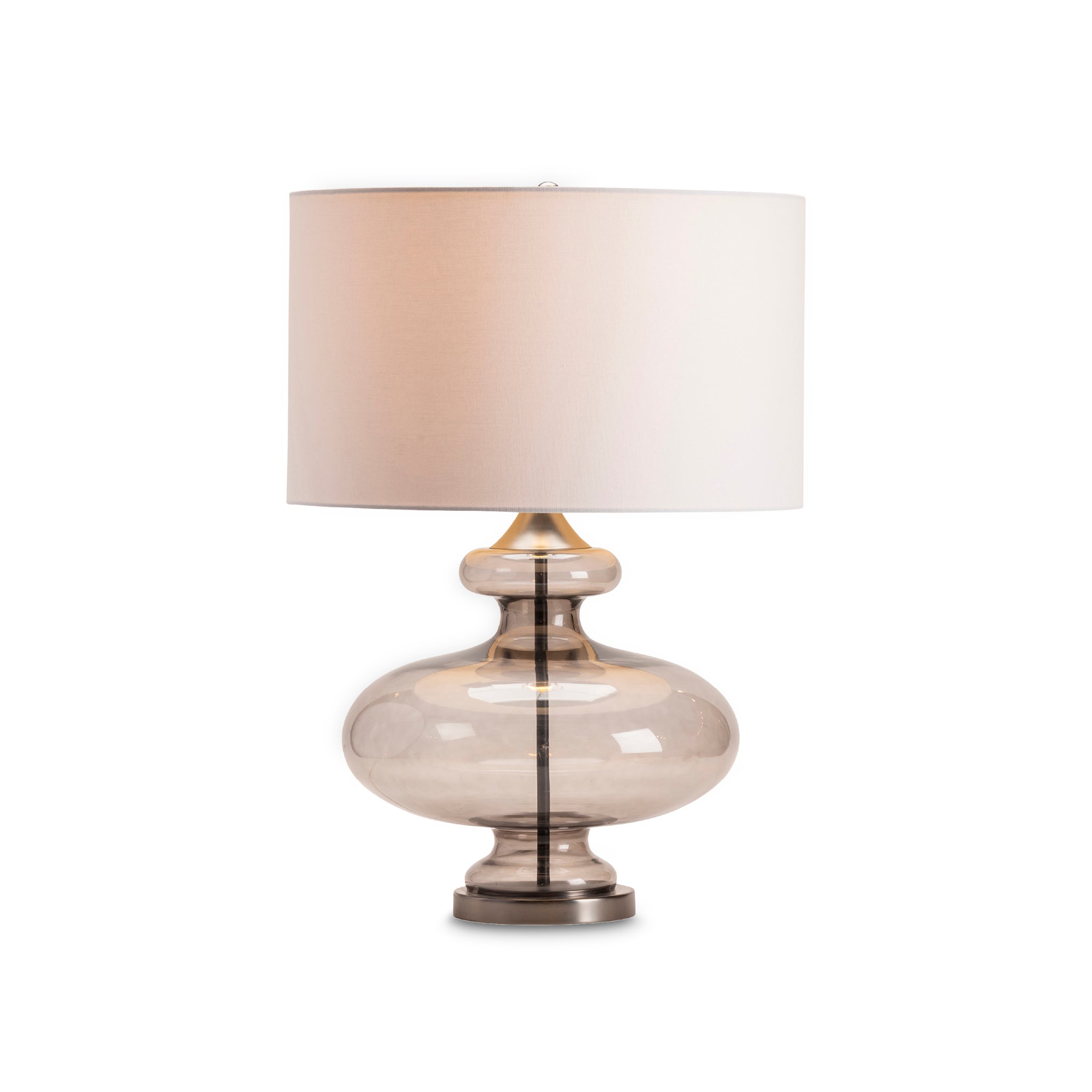 Madison Ave Glass Table Lamp