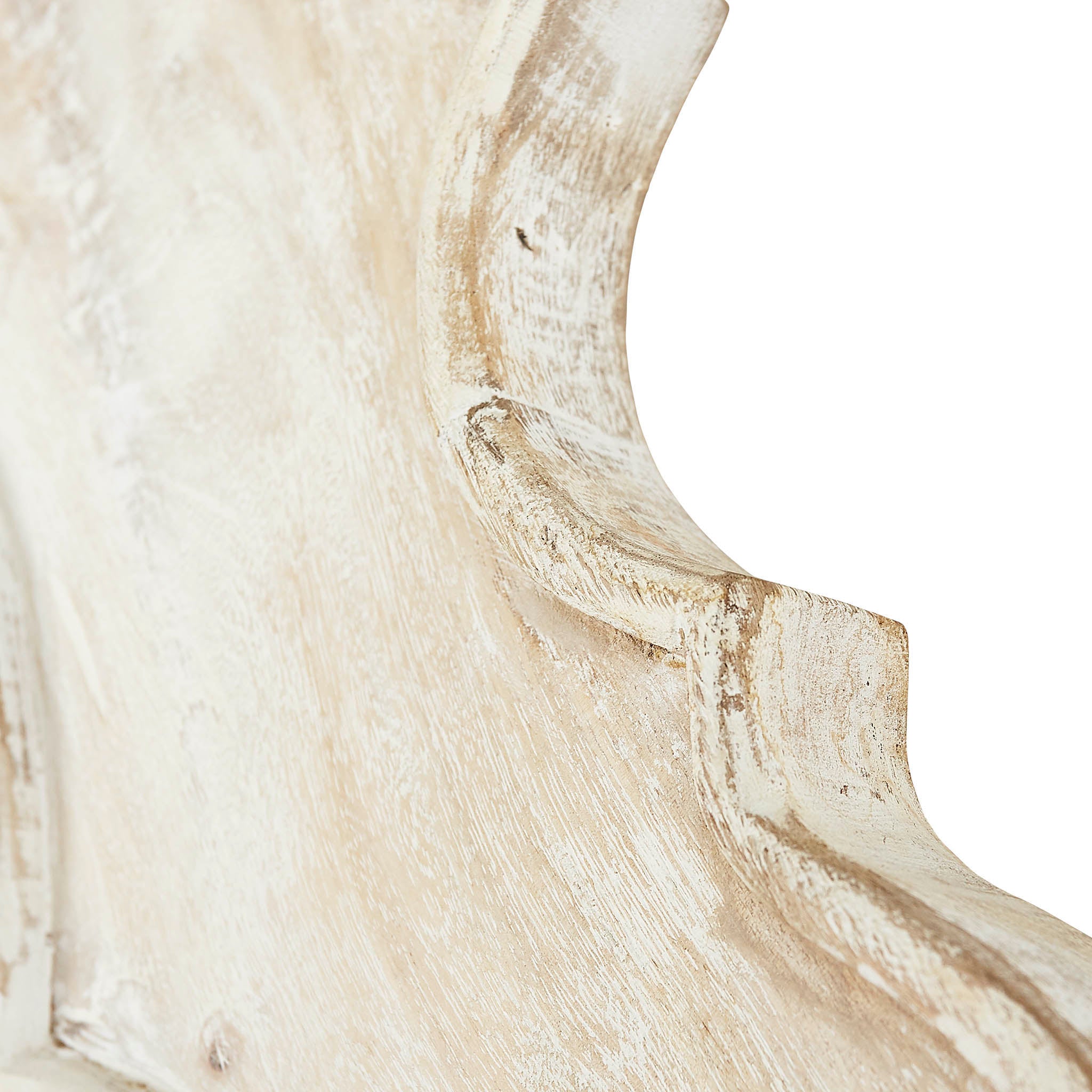 Whitewashed Moroccan Mirror